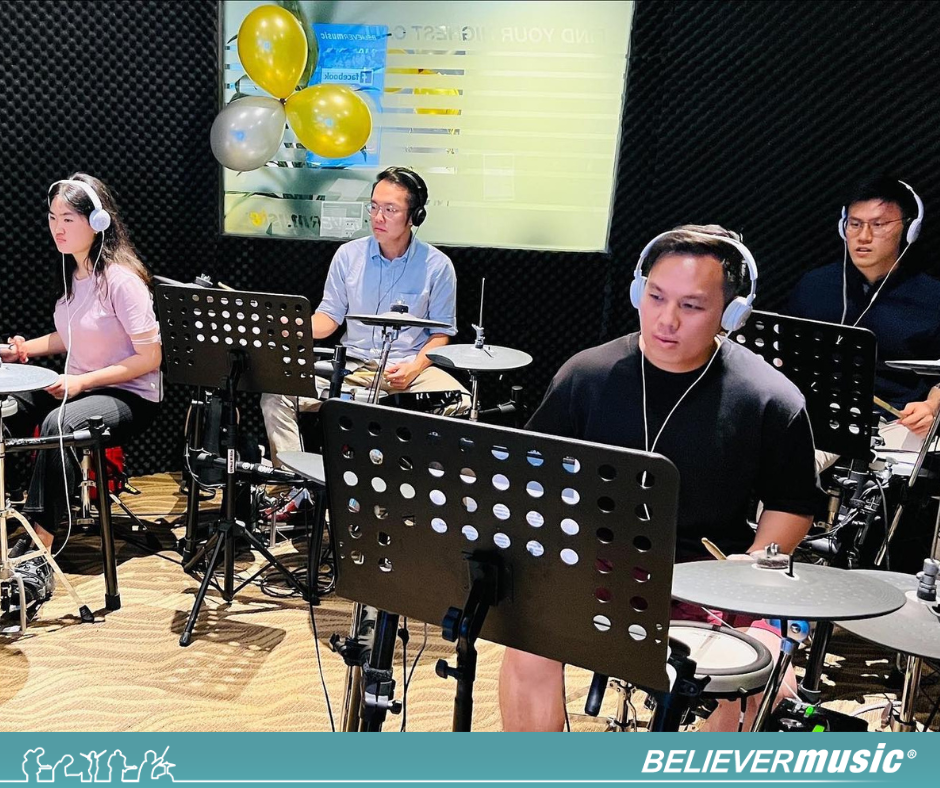 Believer Music Facebook ad: Ever Wondered If You’re Too Old to Learn a New Instrument?