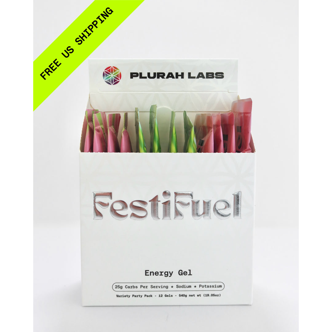 Plurah Labs Facebook ad: Weekend festivals are basically endurance events.