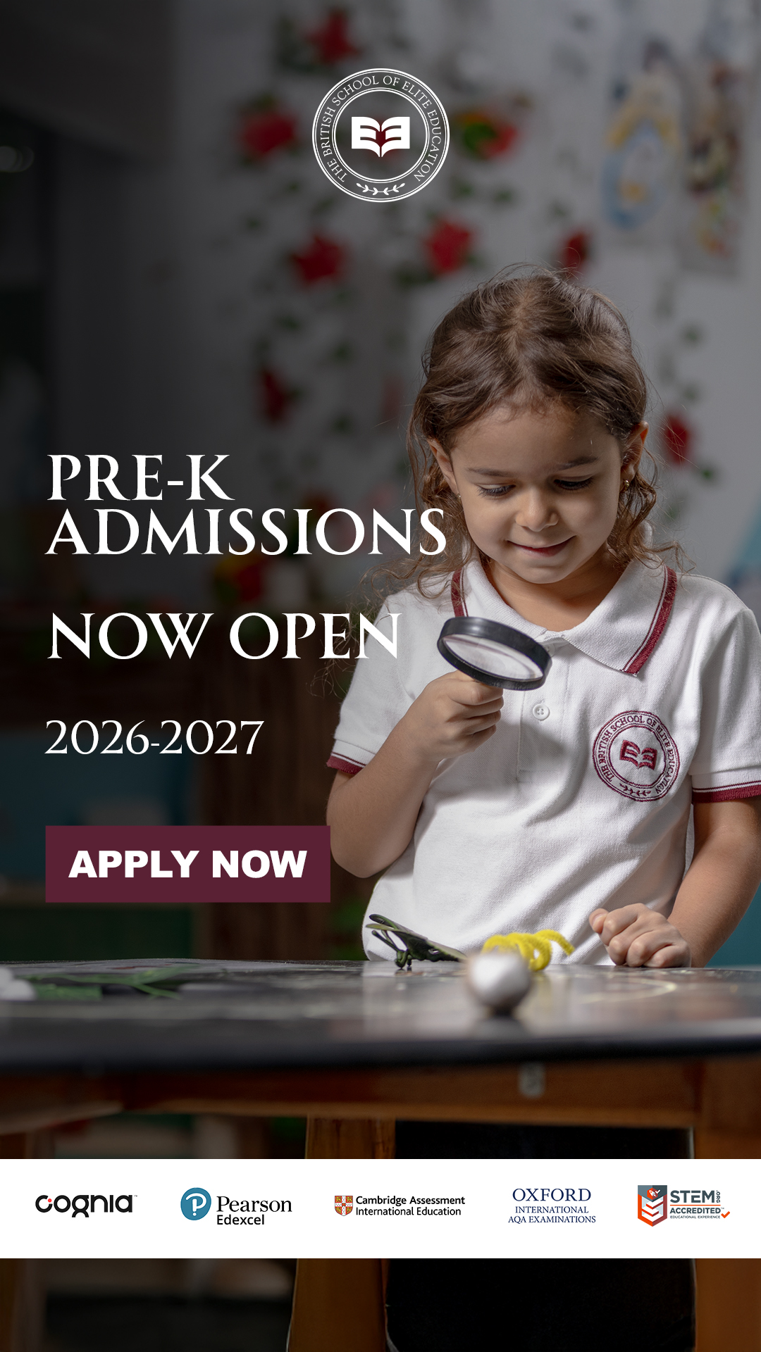 The British School of Elite Education Facebook ad from Jan 27, 2026
