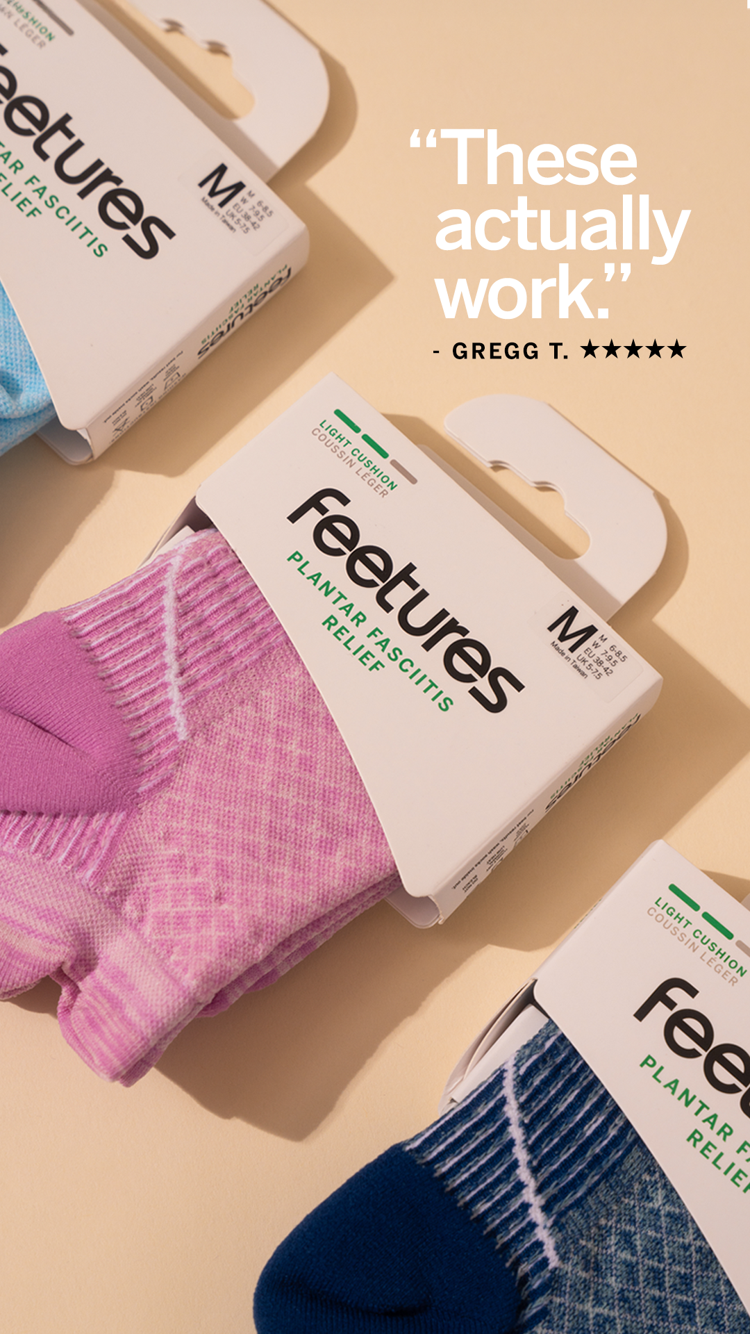 Feetures UK Facebook ad