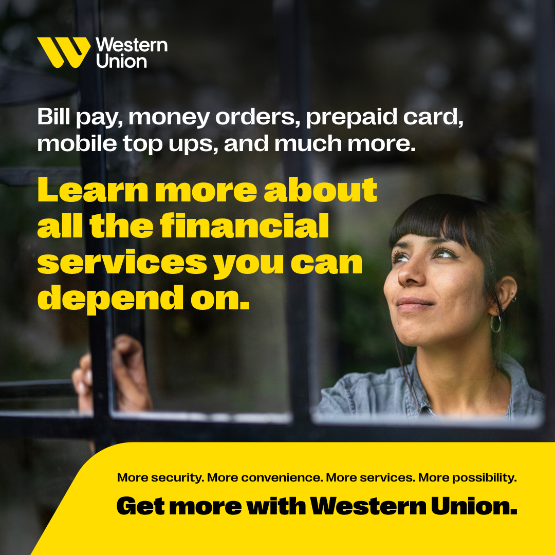 Western Union Facebook ad