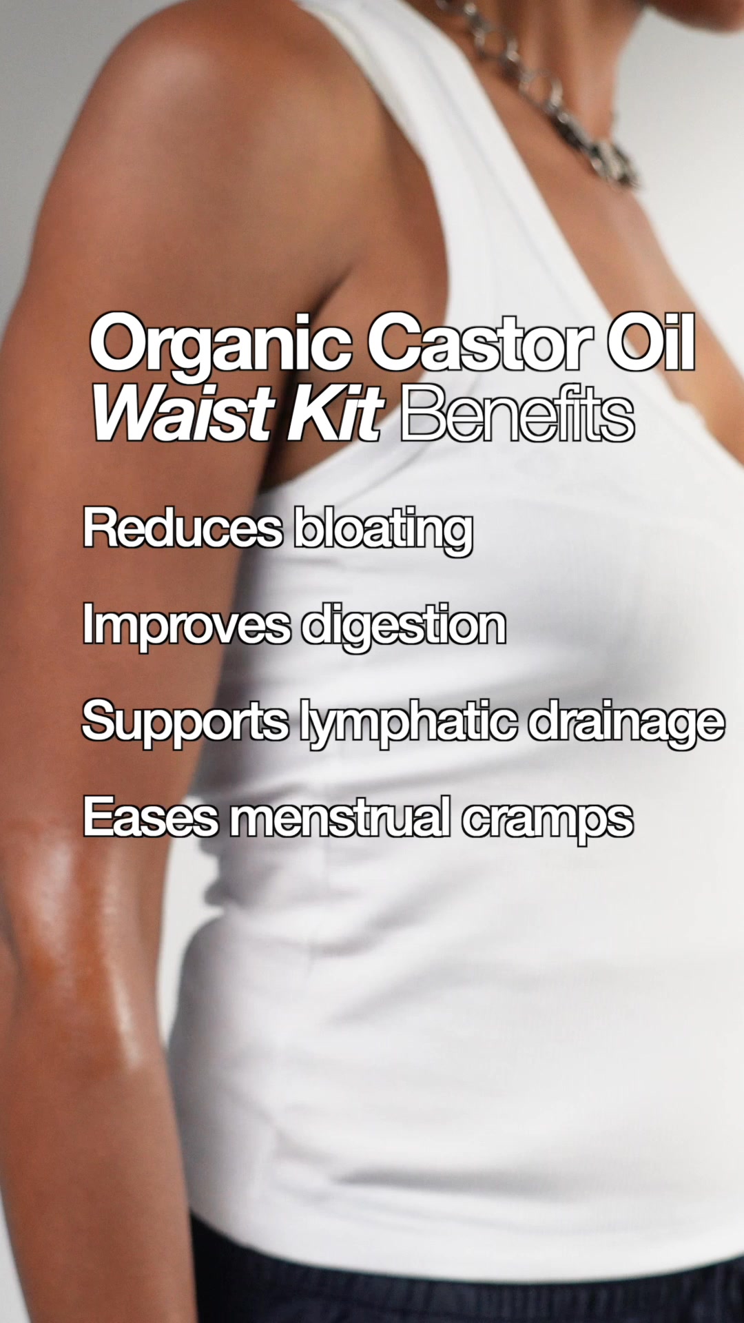 Honest Skincare Facebook ad: Organic Castor Oil Waist Kit