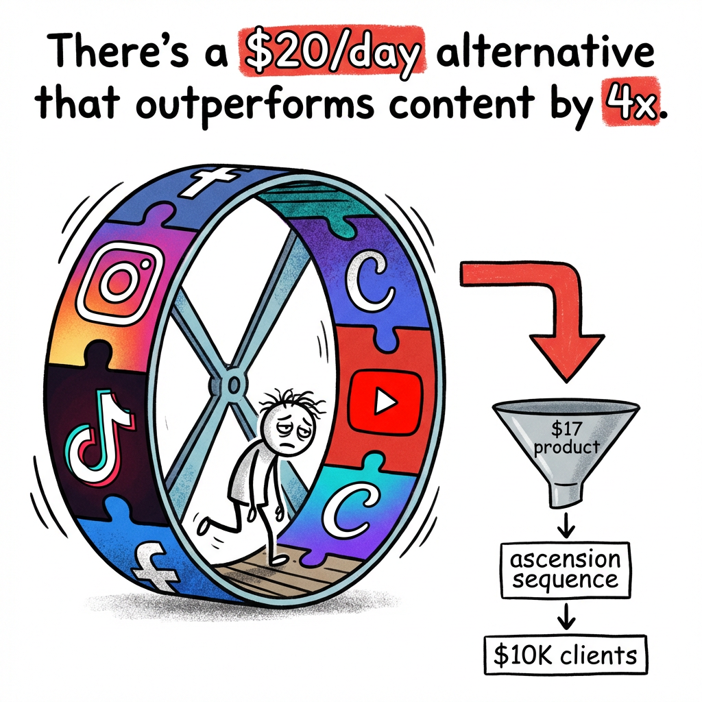 Rapid Ascension System Facebook ad: AI Builds It. Ads Sell It. You Collect.