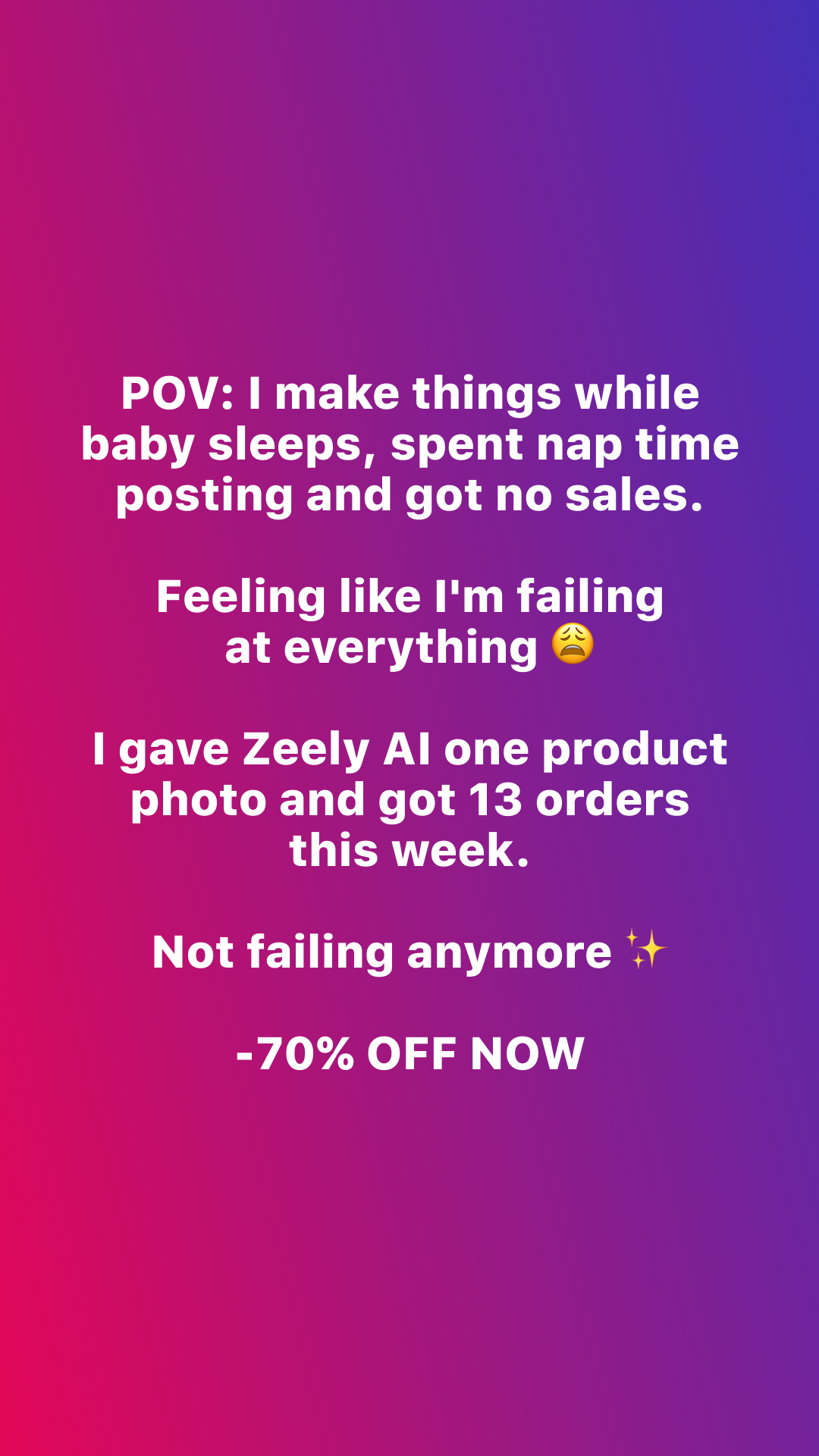 Zeely Facebook ad
