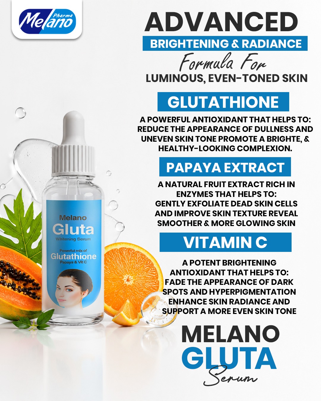 Melano  Pharmaceutical Facebook ad