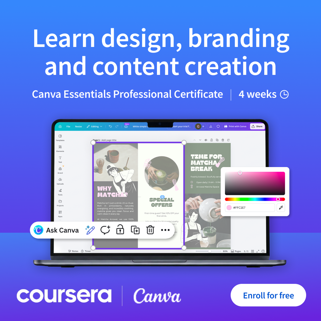 Coursera Facebook ad