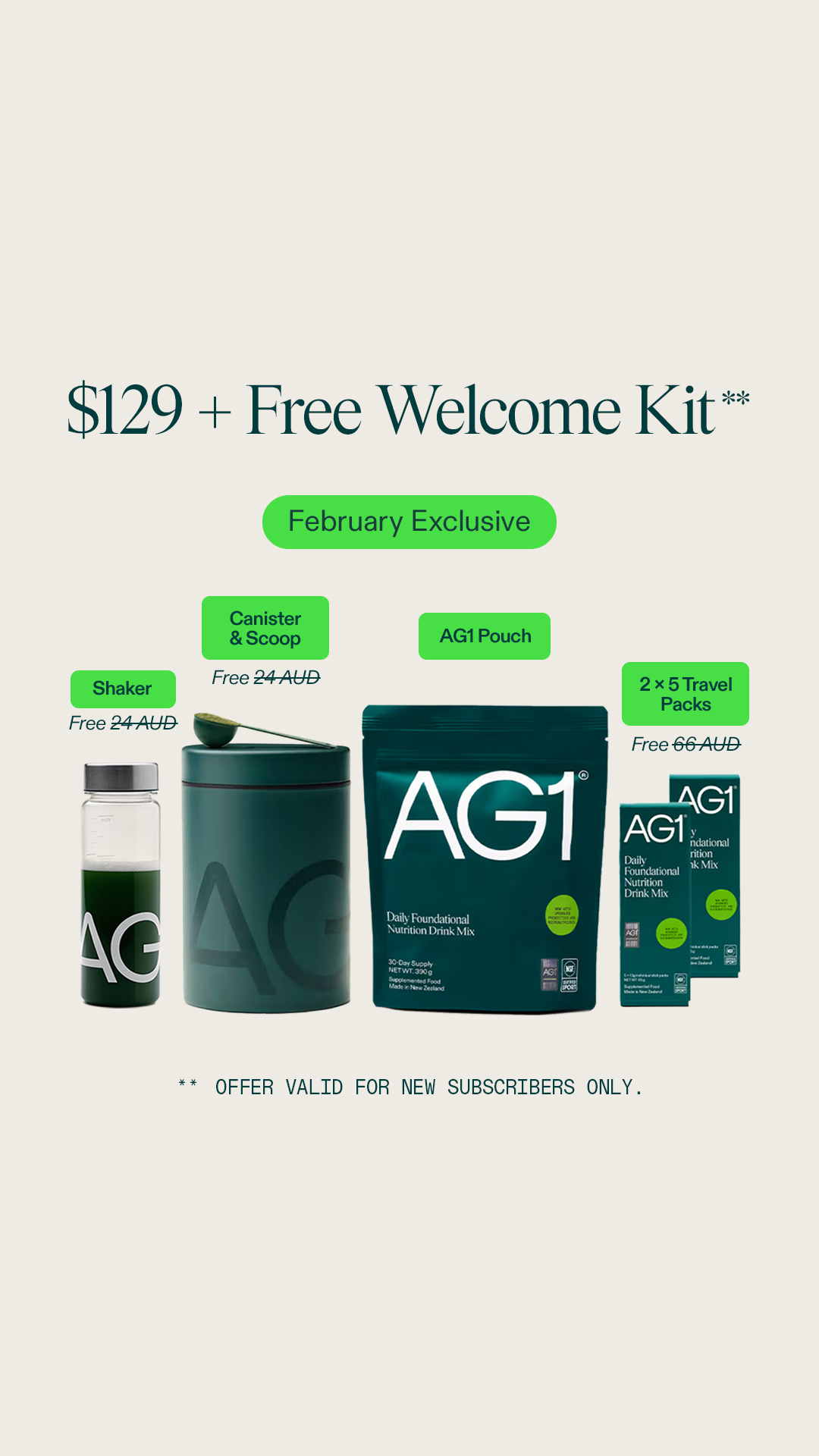 AG1 by Athletic Greens Facebook ad
