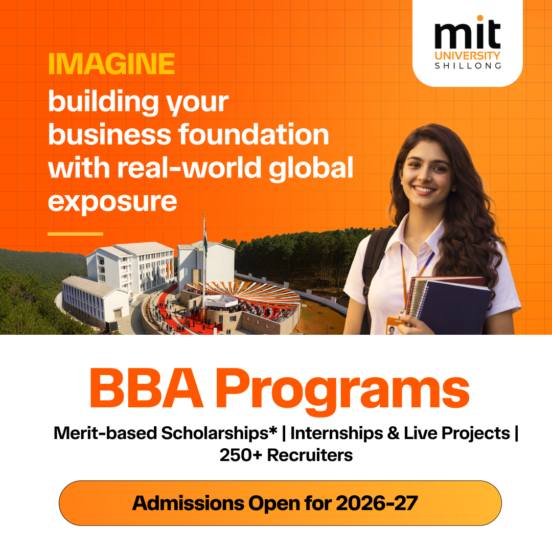 MIT University, Meghalaya Facebook ad