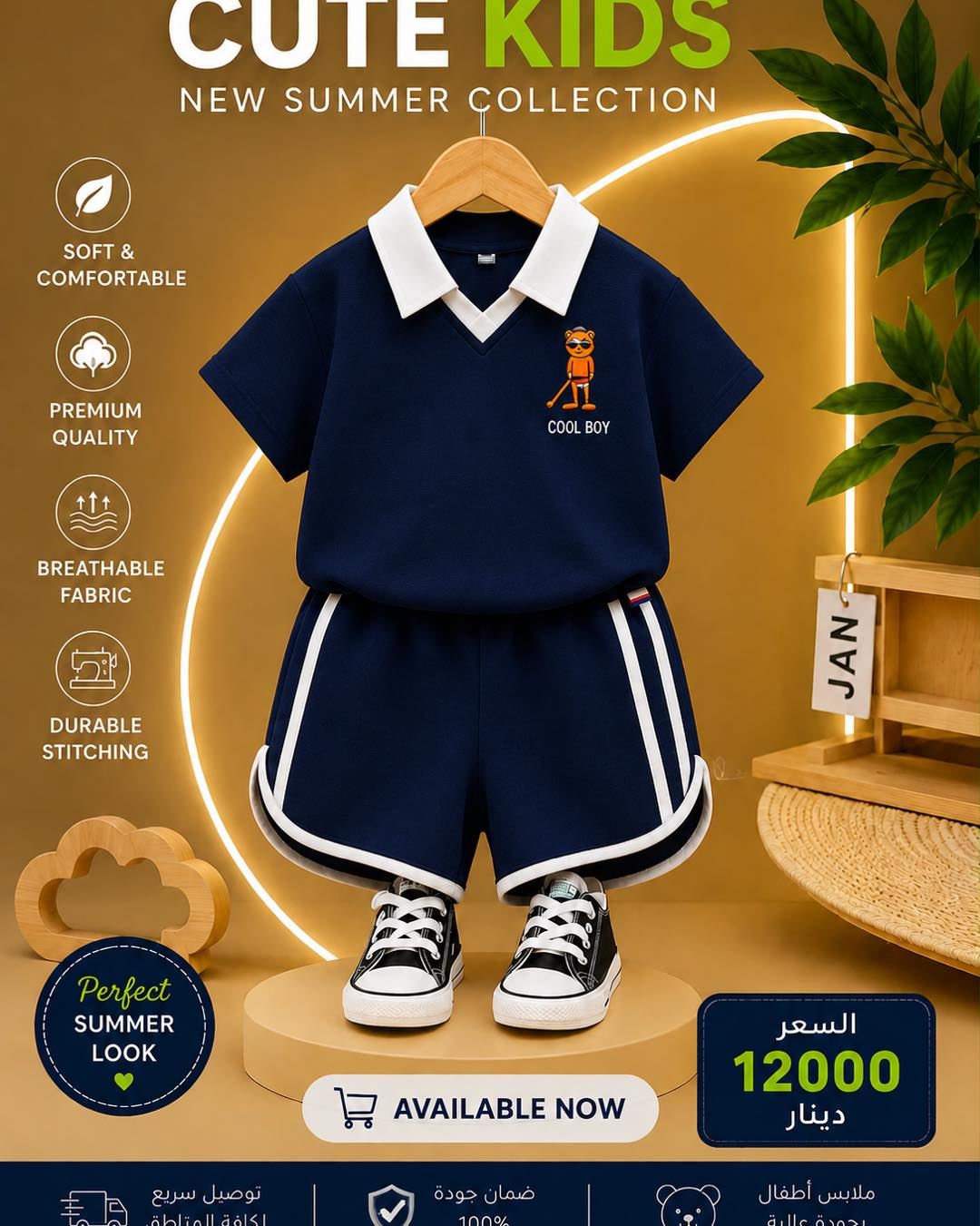 Cute kids Facebook ad