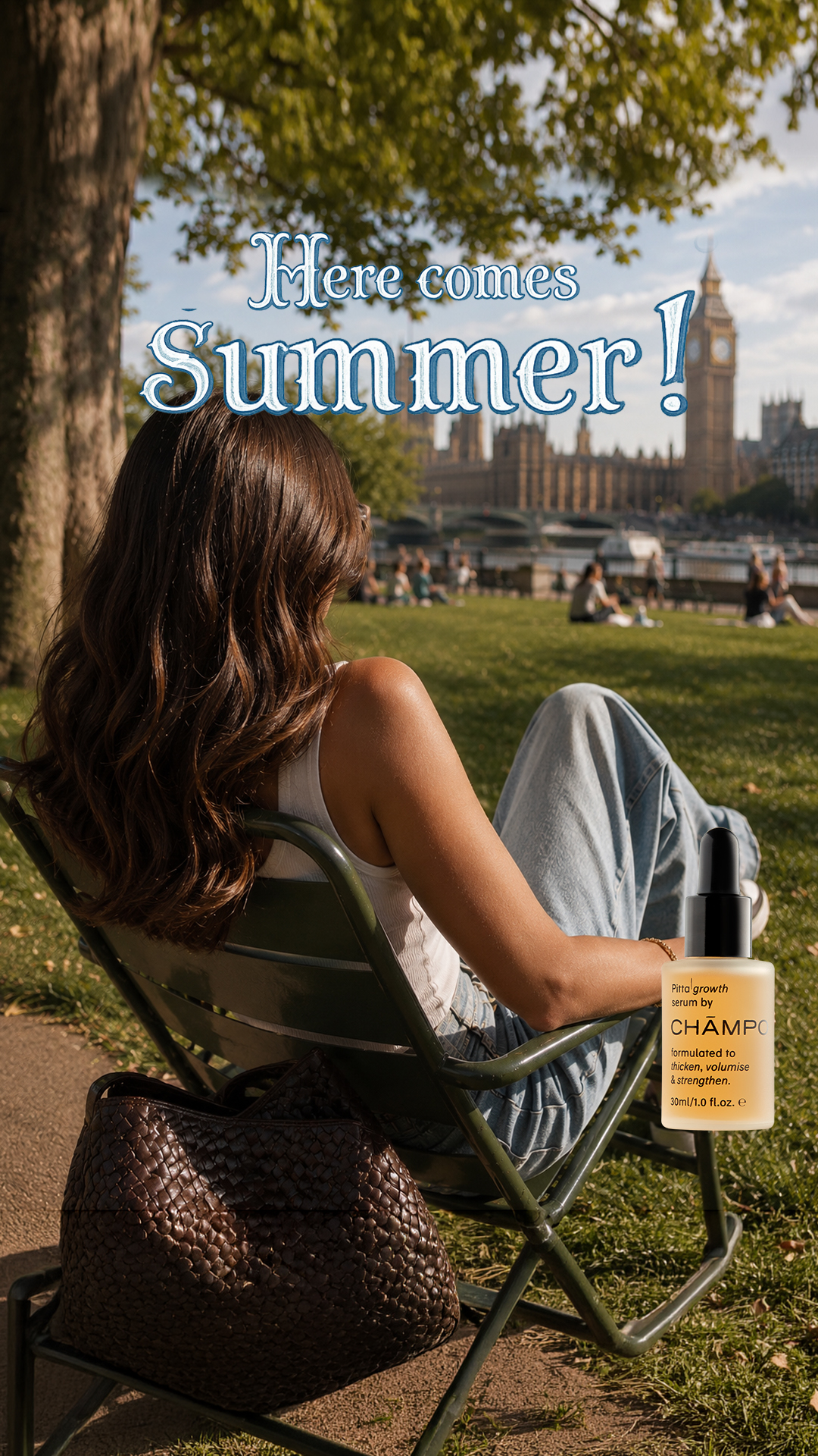 Chāmpo Haircare Facebook ad