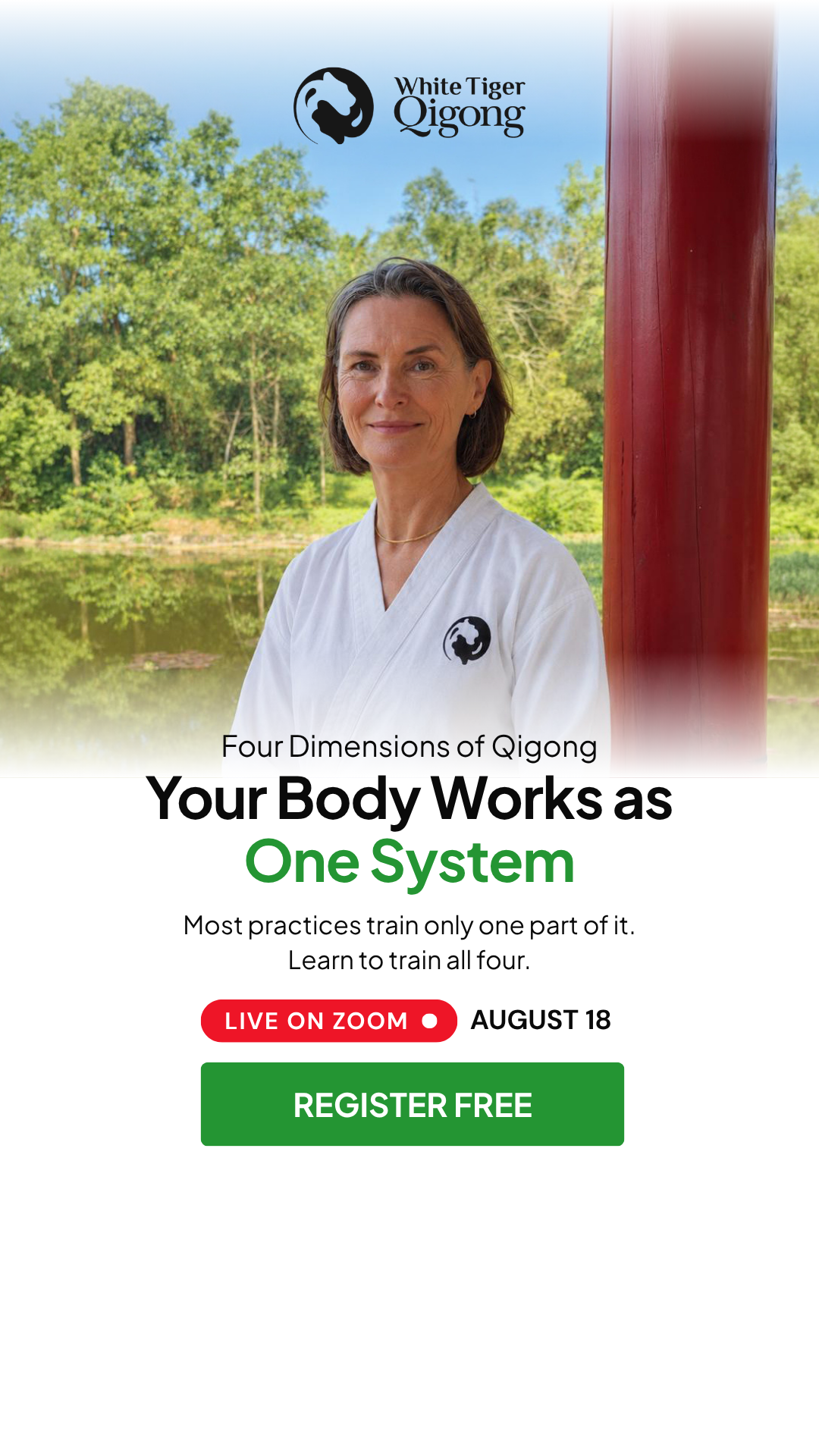 White Tiger Qigong Facebook ad