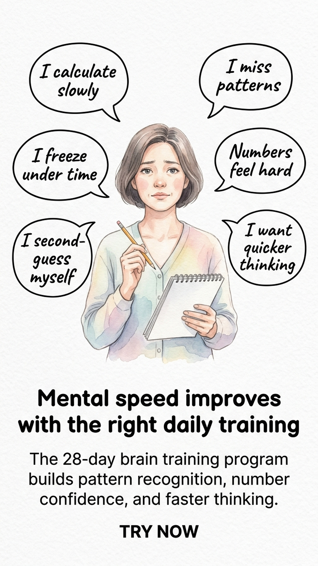 Impulse: Brain Training & Self-Discovery Facebook ad
