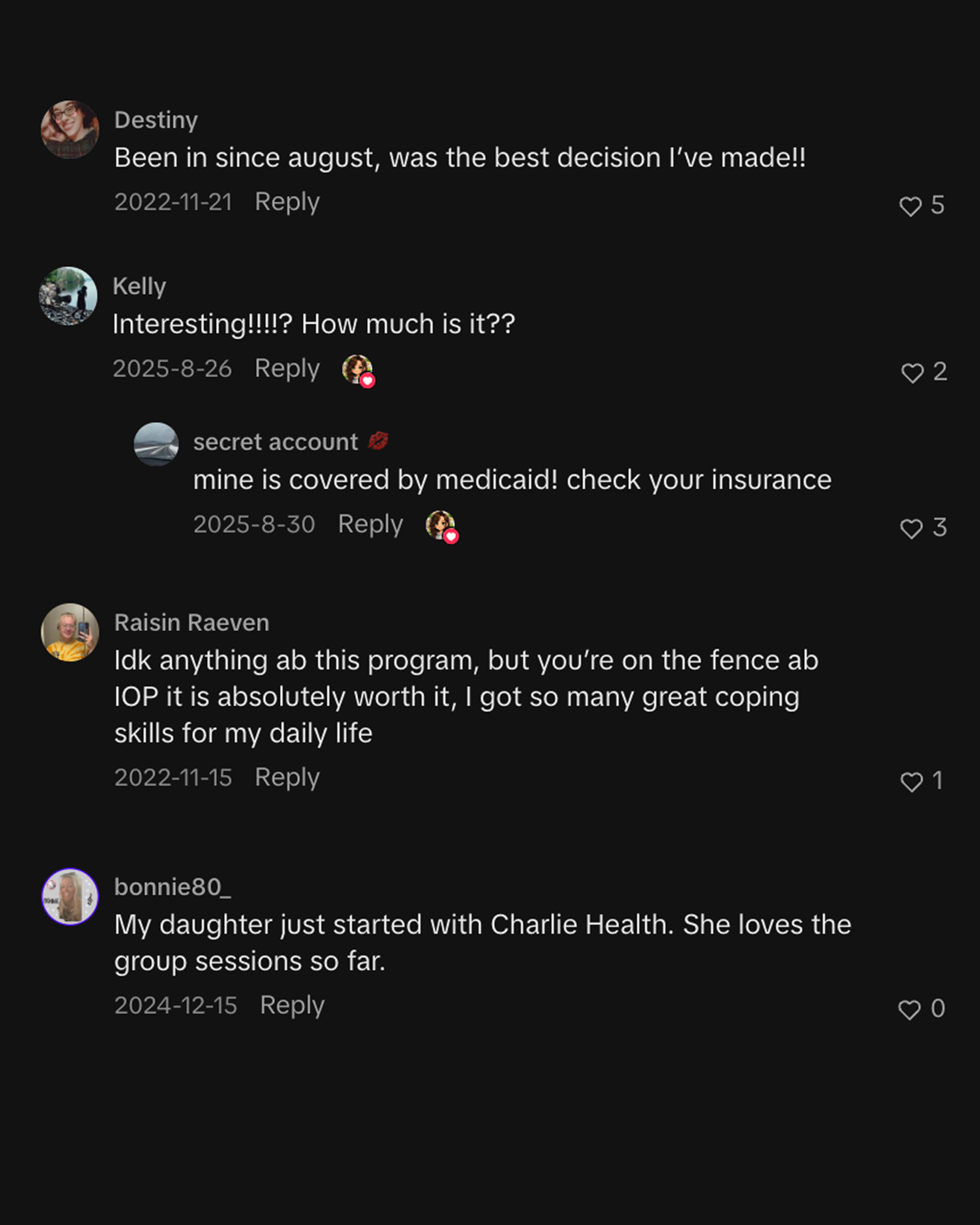 Charlie Health Facebook ad from Jun 12, 2026