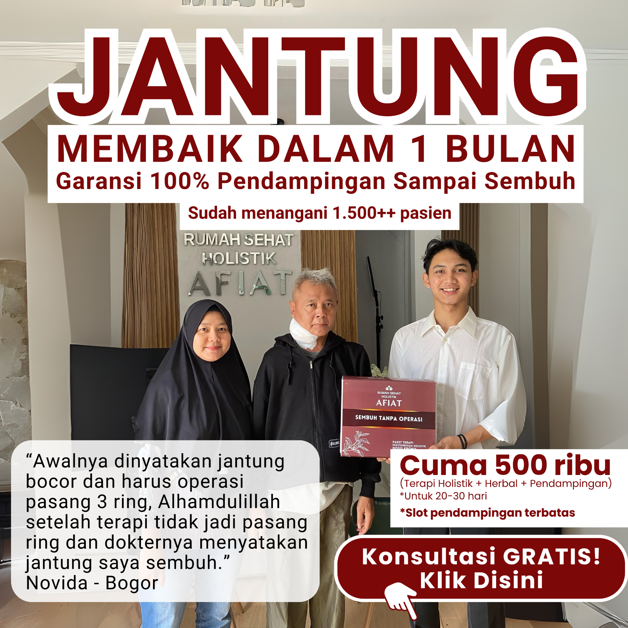 AFIAT Holistic Centre Facebook ad