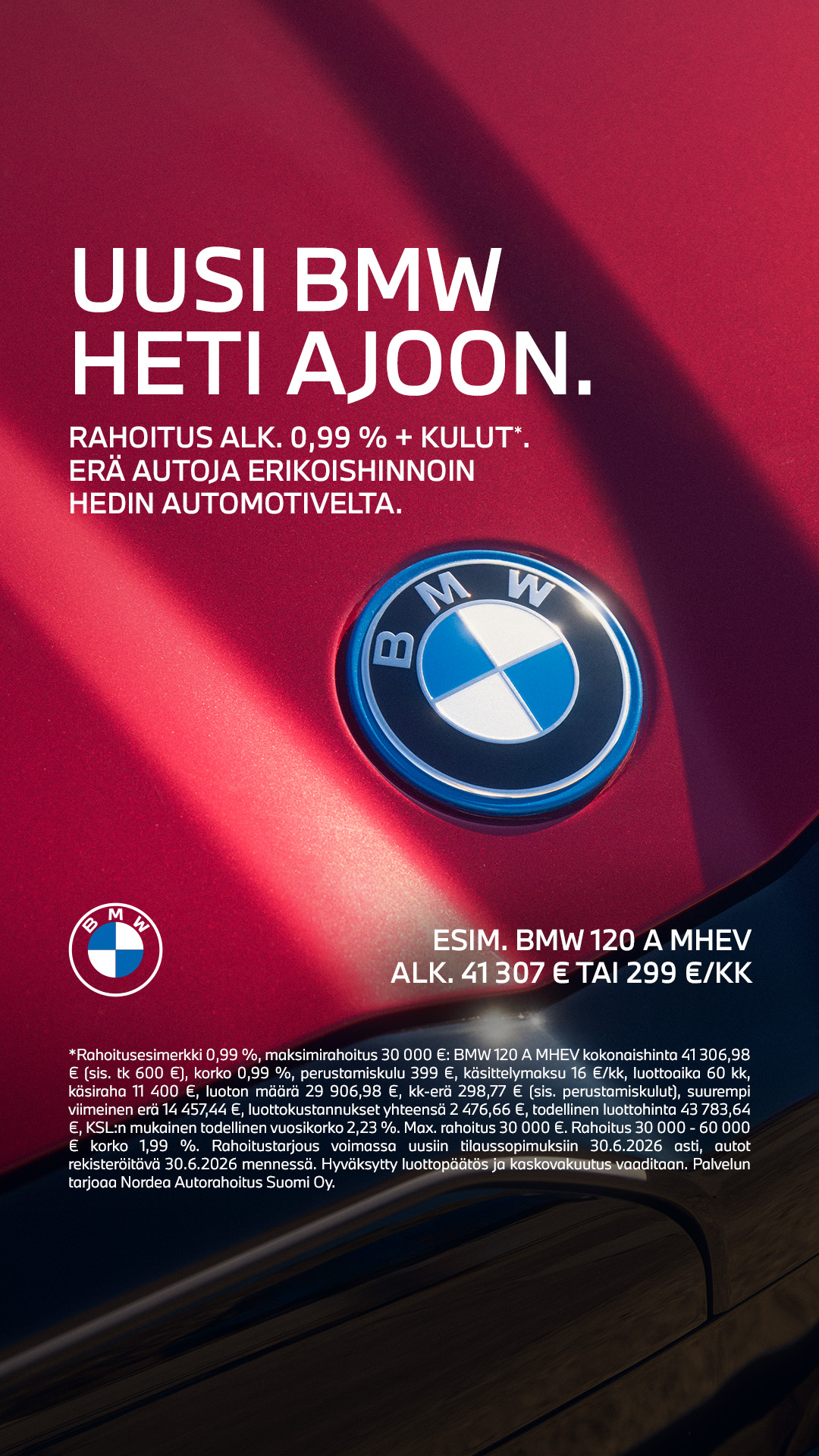 Hedin Automotive Finland Facebook ad