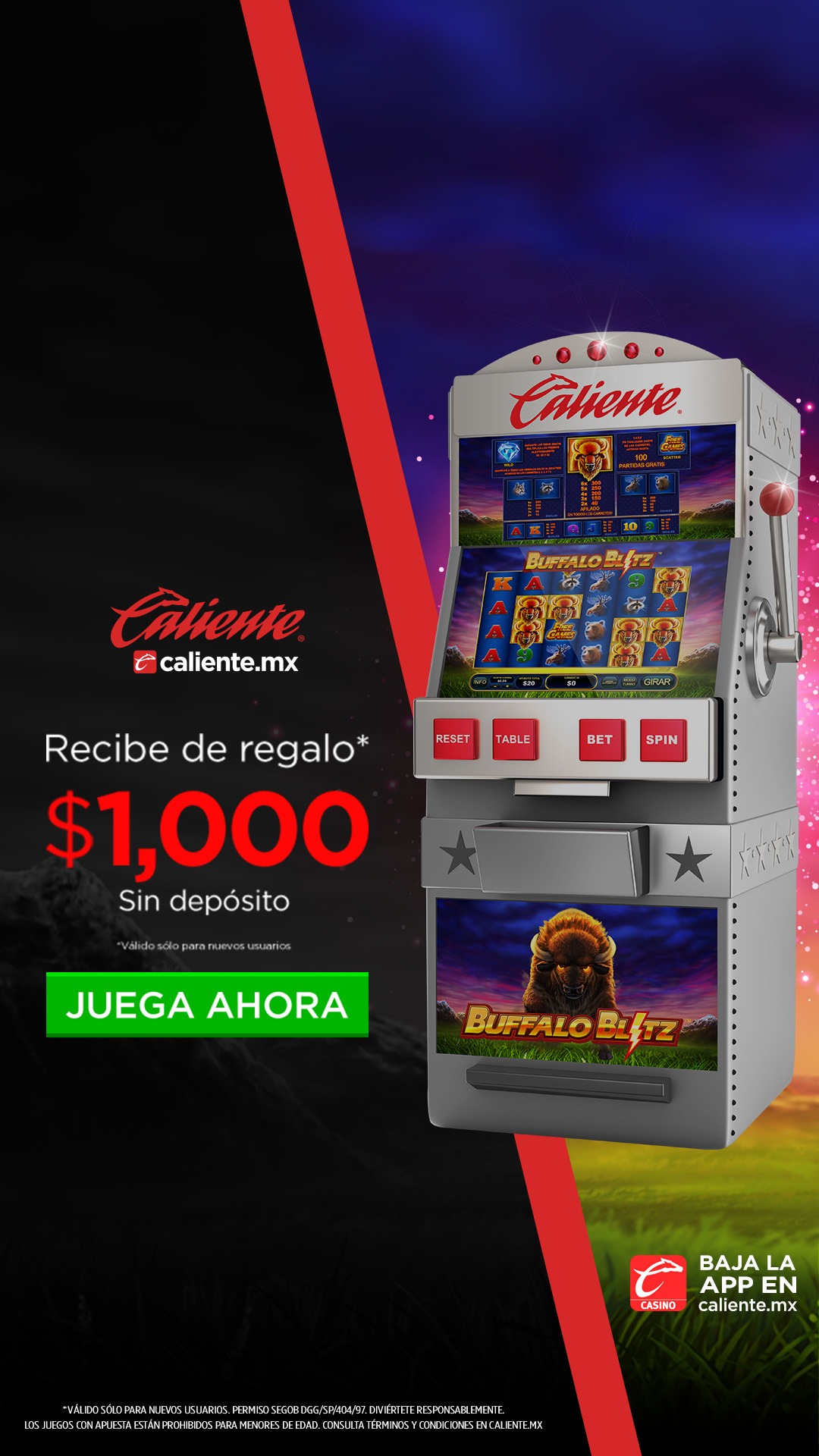 CalienteCasino.mx Facebook ad