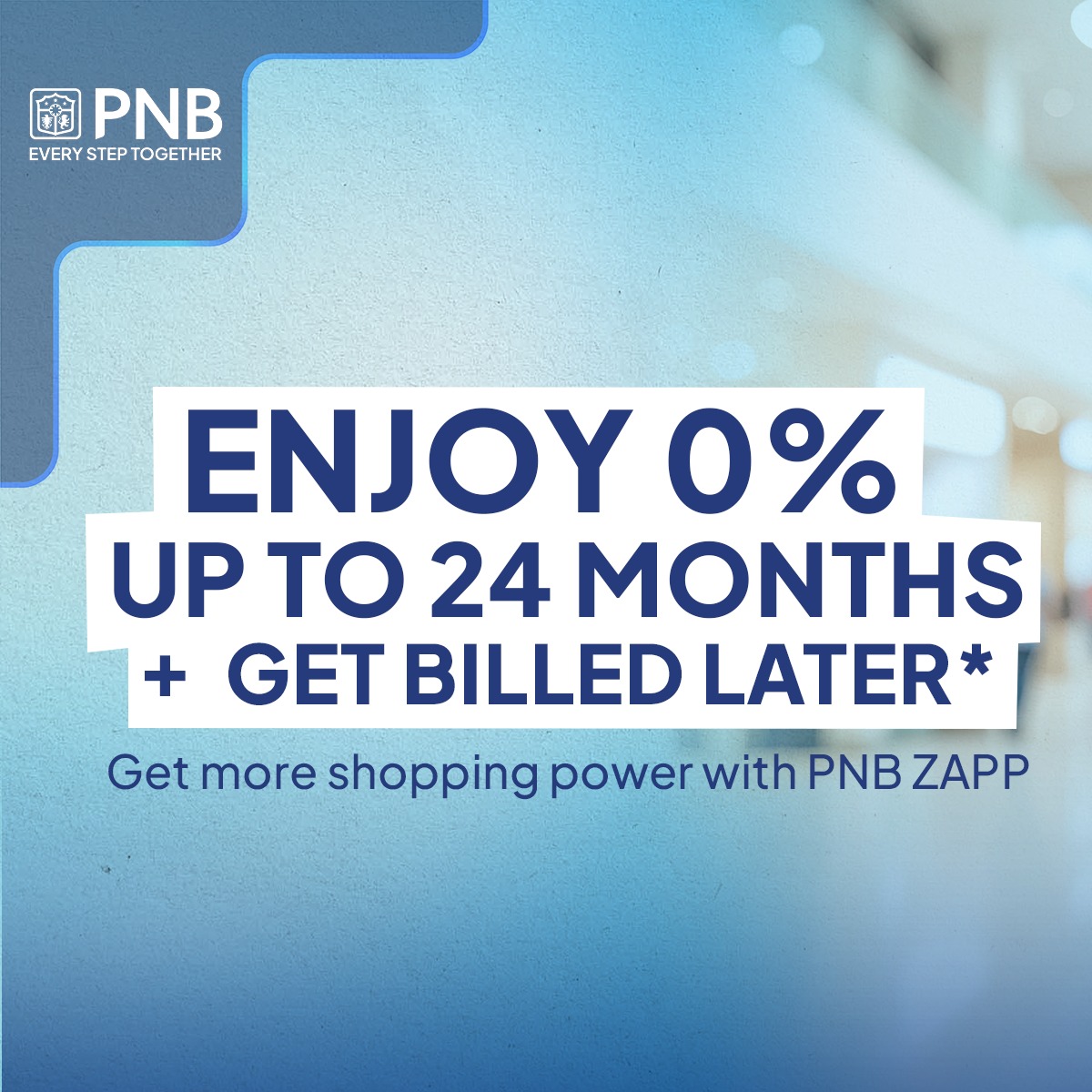 PNB Cards Facebook ad: Get more shopping power with PNB ZAPP!