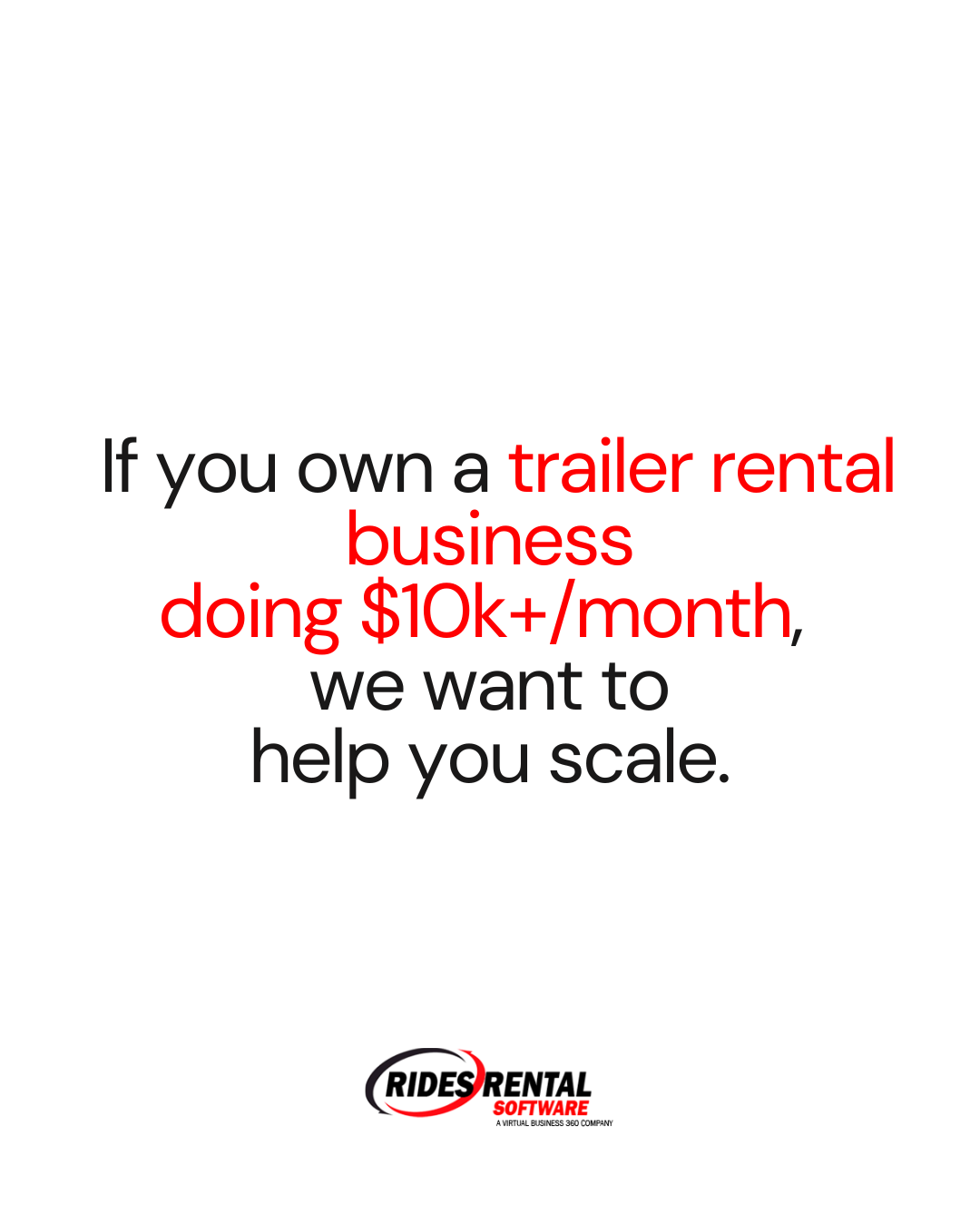 Rides Rental Software Facebook ad from Jun 8, 2026