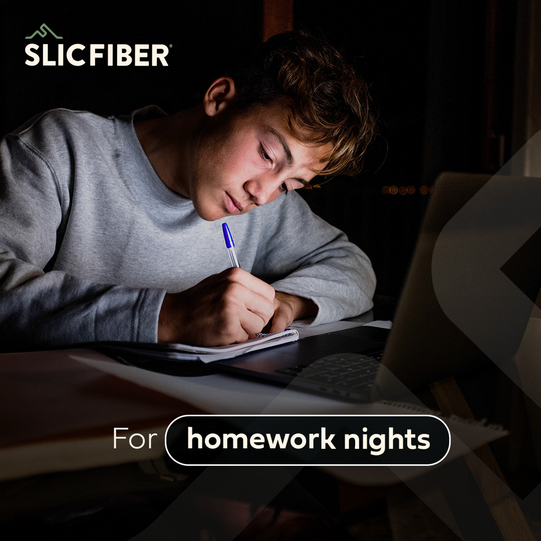 SLICFiber Facebook ad: Reliable WickedFast fiber Internet from neighbors who live…