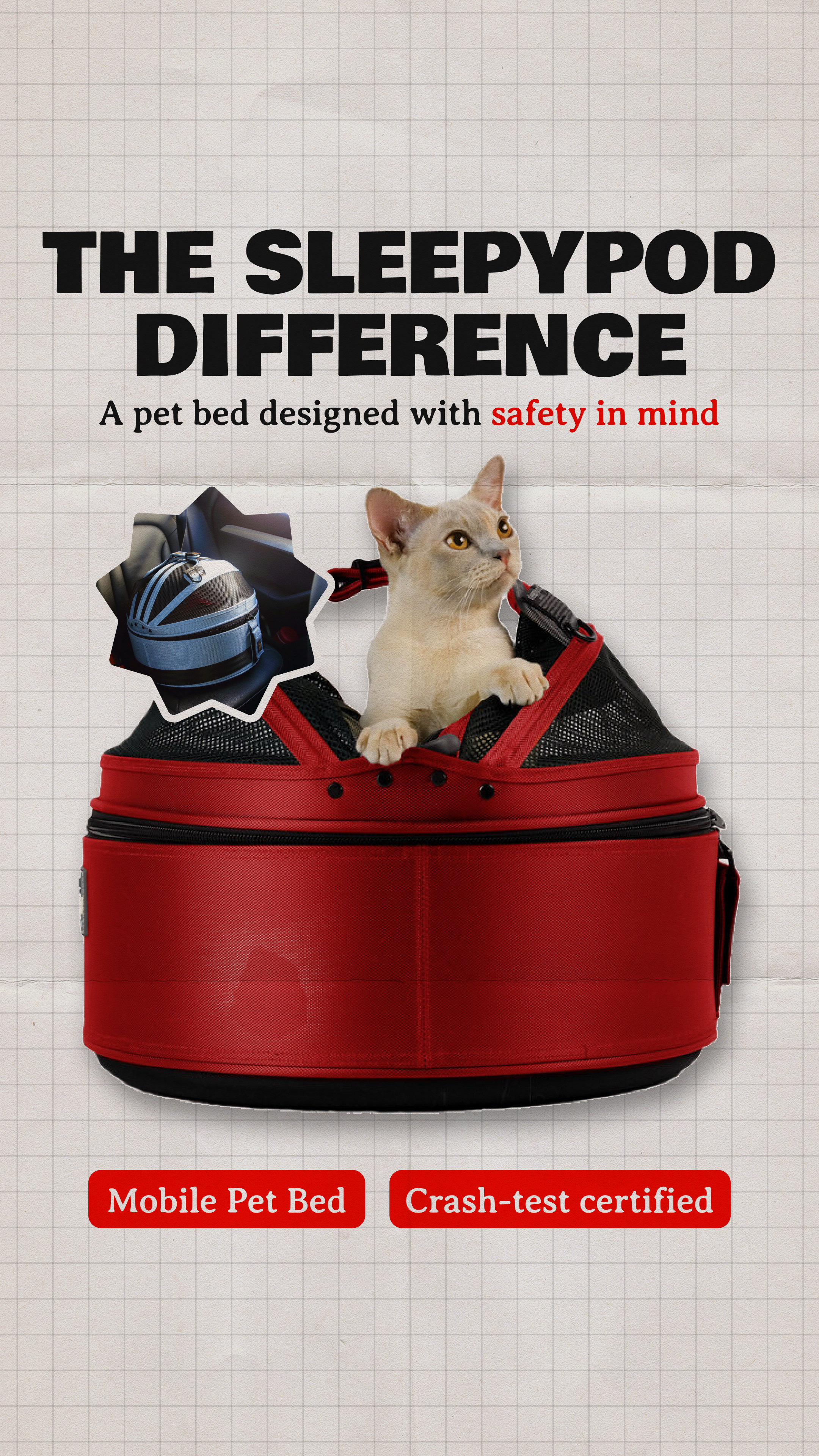 Sleepypod Facebook ad: CPS Certified