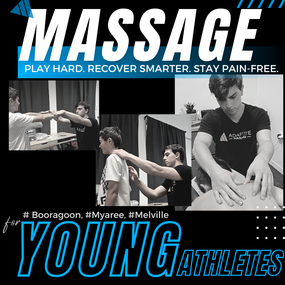 Adaptive Massage Facebook ad: BOORAGOON - Youth Athlete Sports Massage
