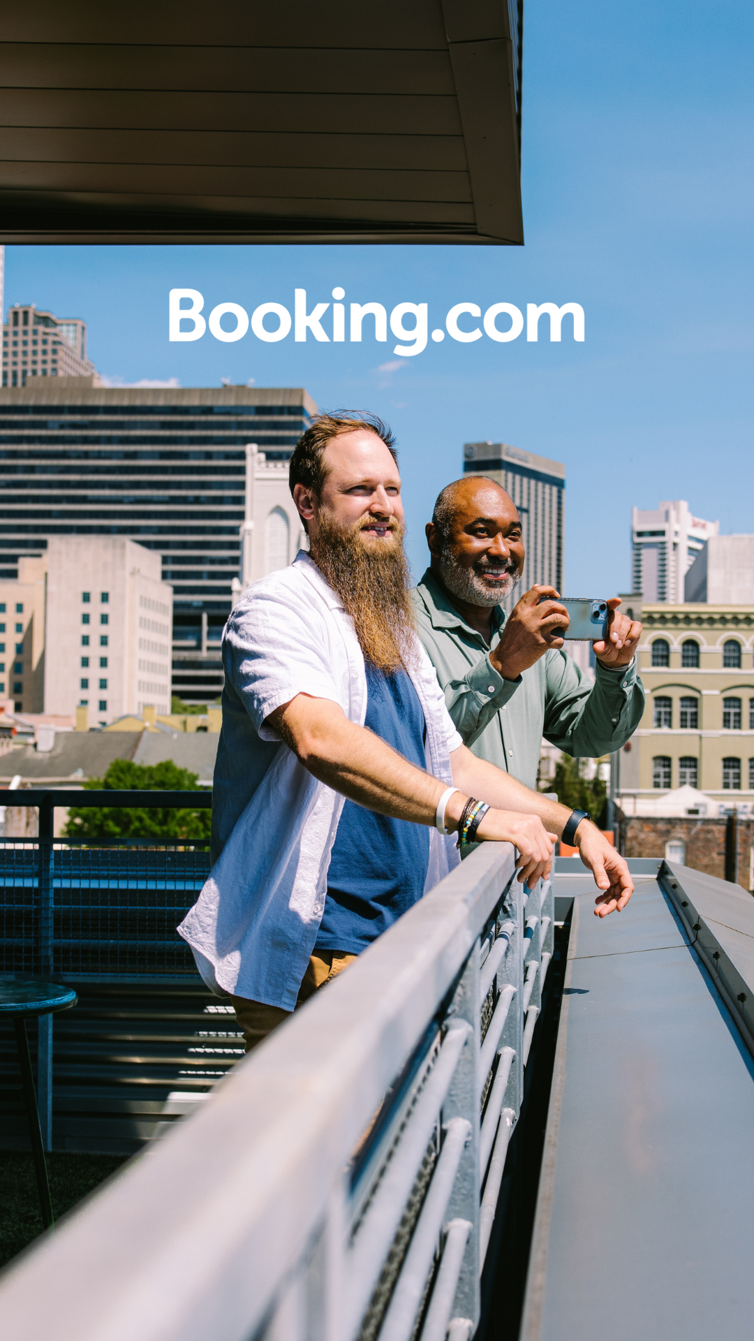 Booking.com Facebook ad from Jul 17, 2025