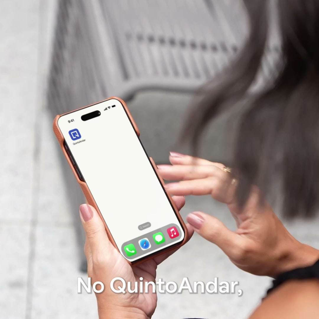 QuintoAndar Facebook ad: Receba pagamento do aluguel todo dia 12