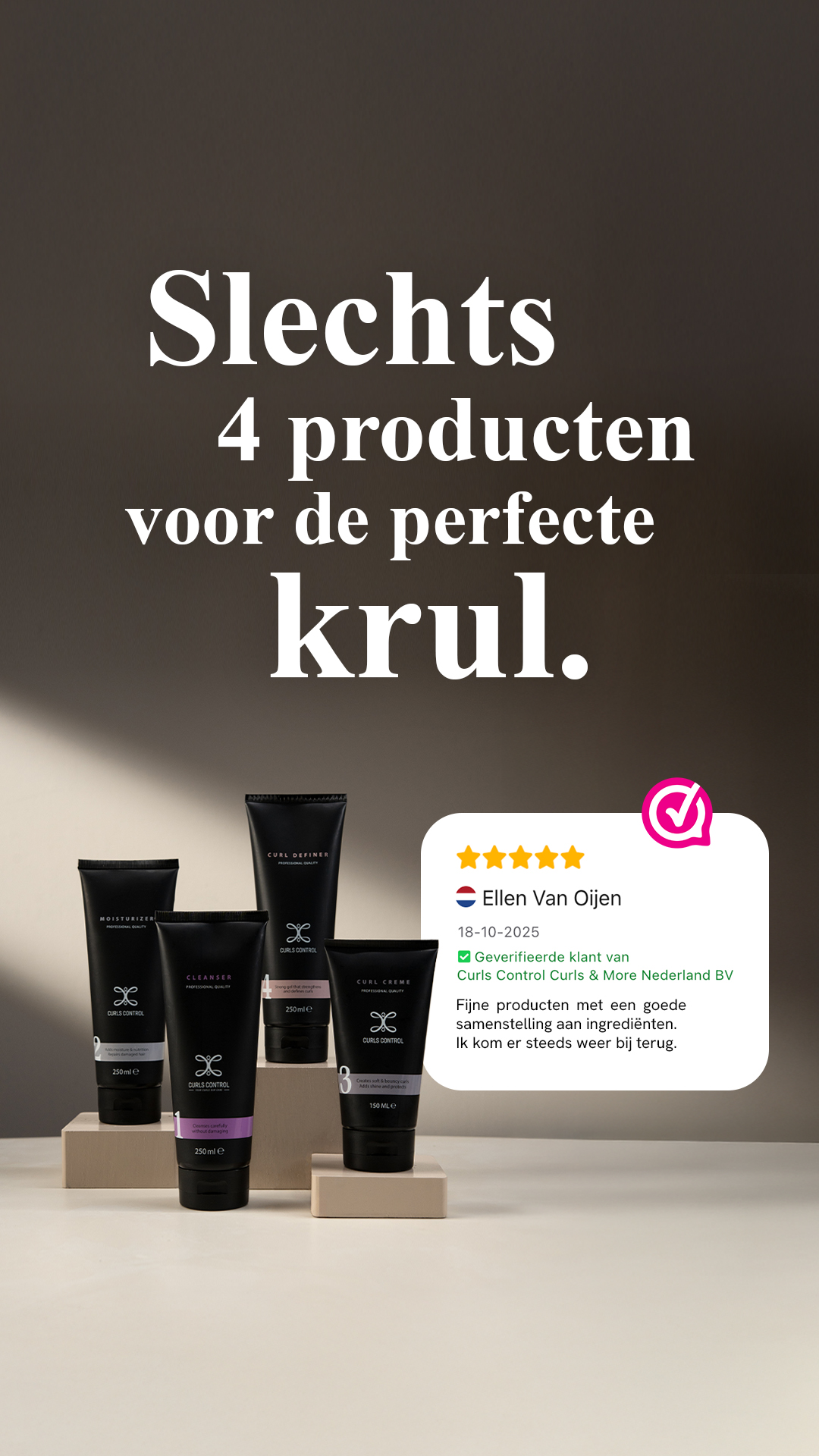 Curls Control Facebook ad