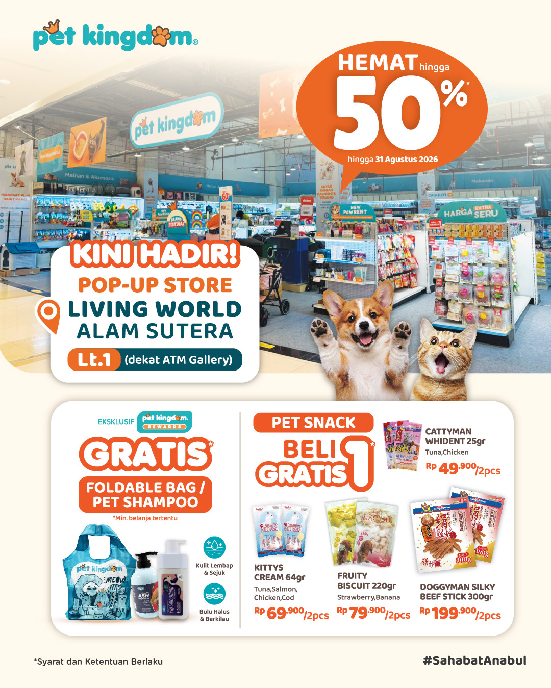 Pet Kingdom Facebook ad