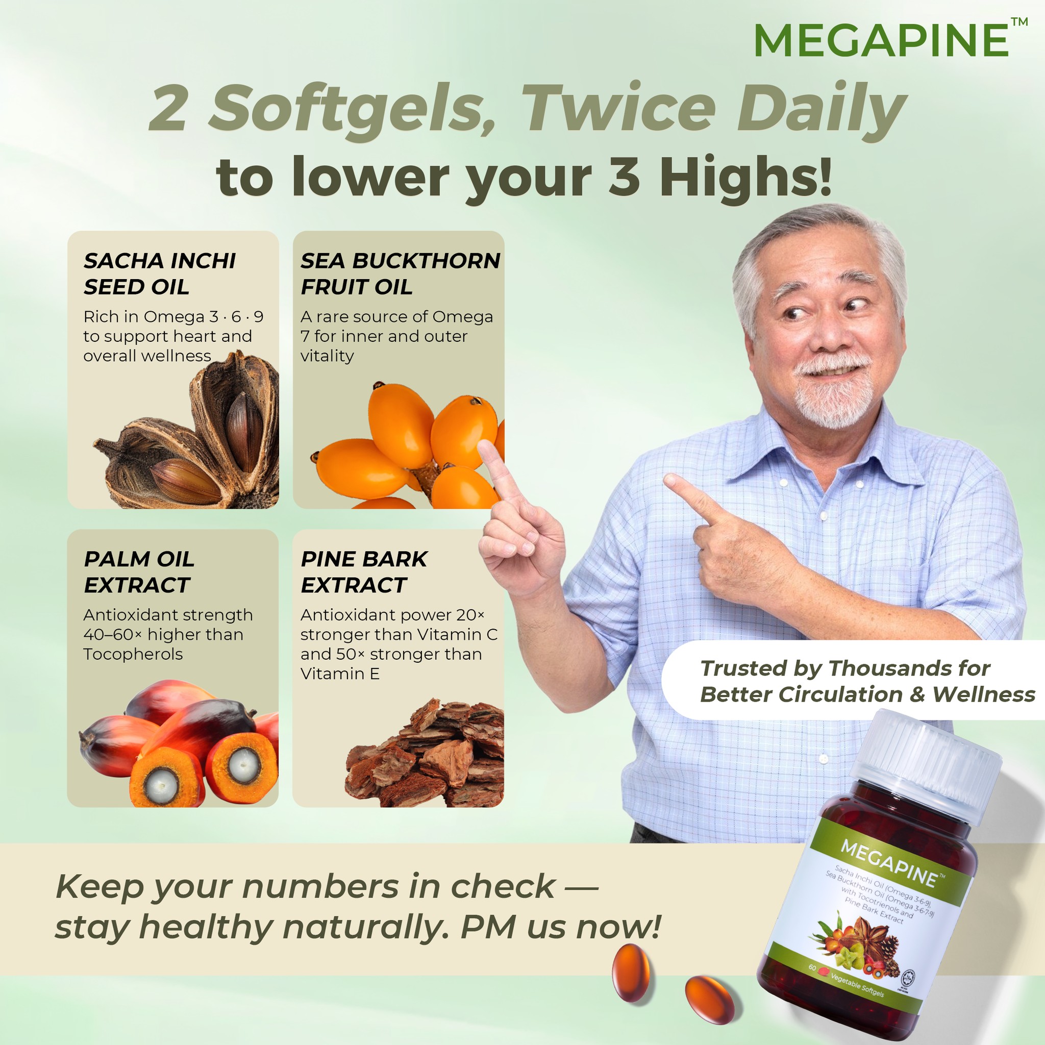 Megapine Facebook ad