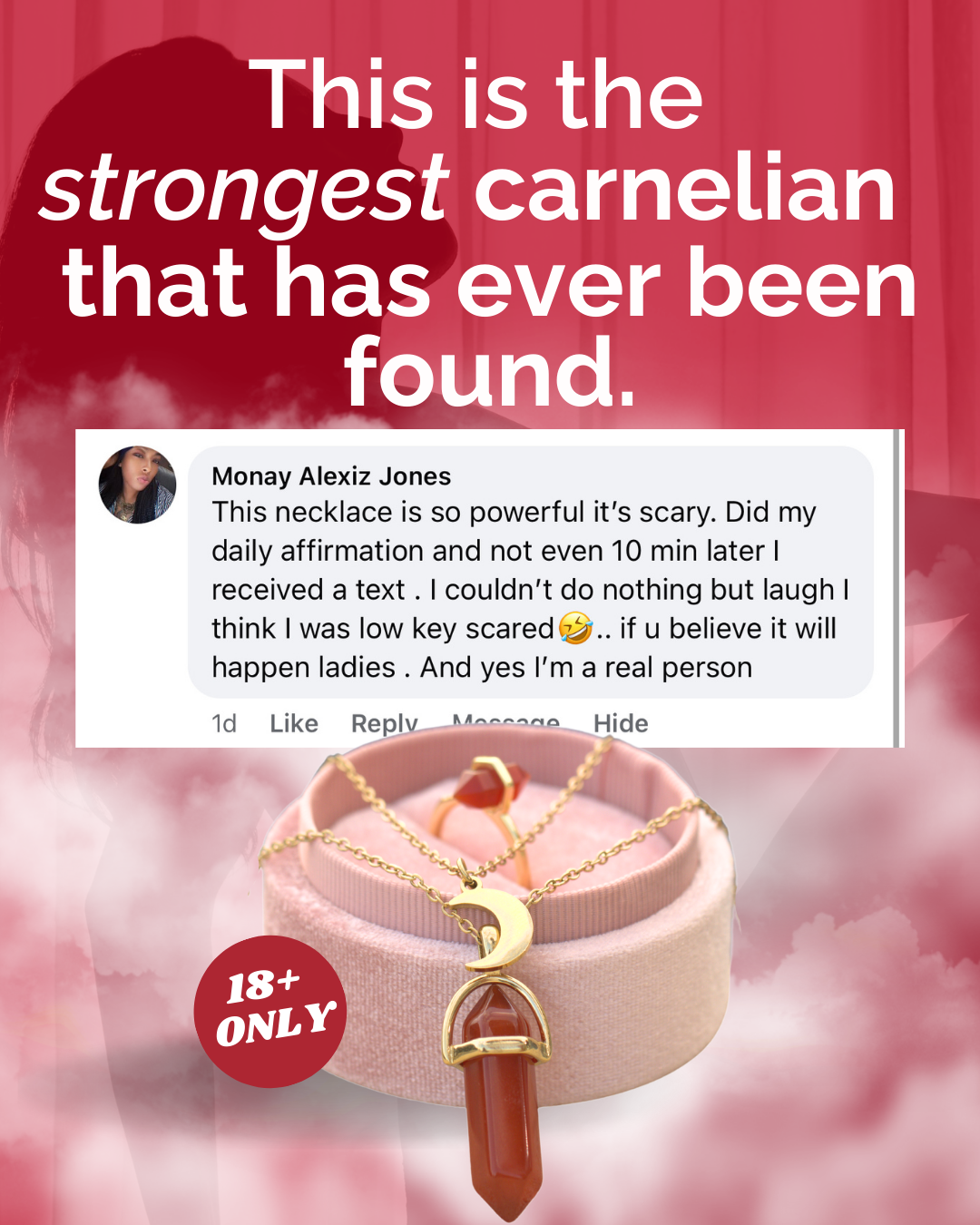 The Crystal Babes Facebook ad
