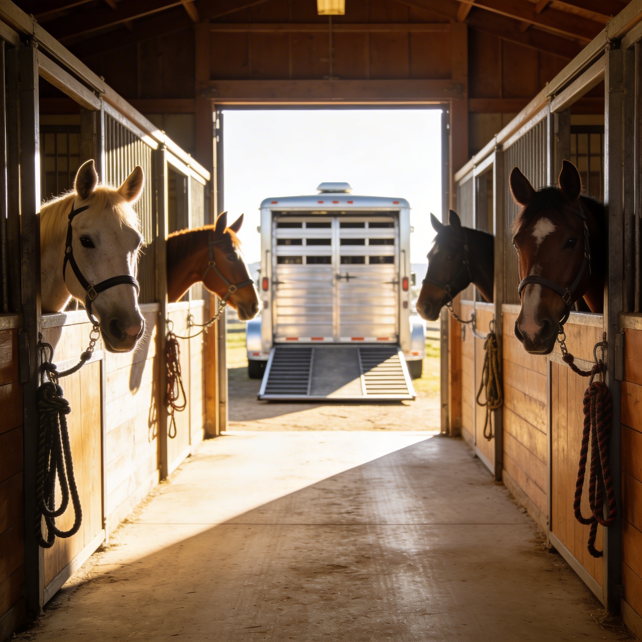 John Miller Facebook ad: If you haul horses, you need this in your trailer