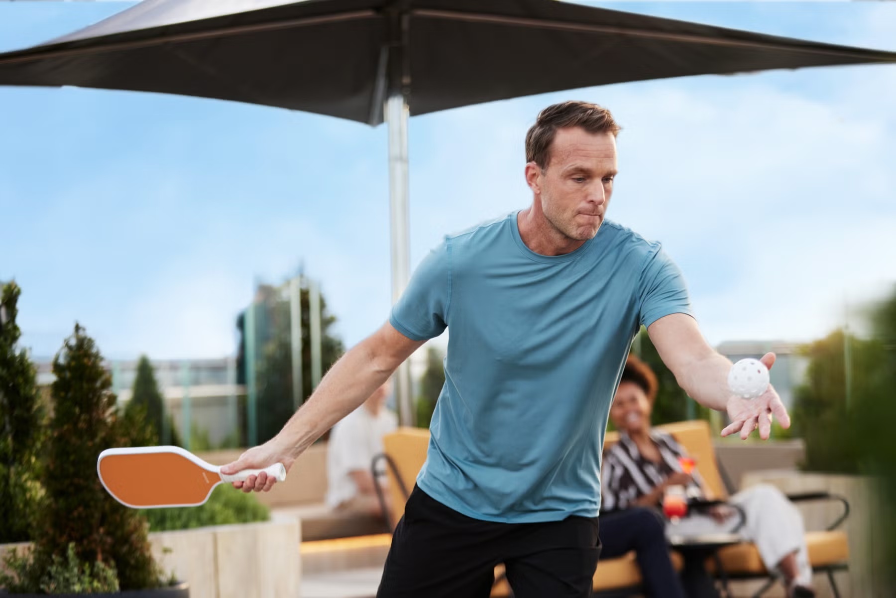 Men's Health UK Facebook ad: Serious Gym Kit Meets Ocean Views