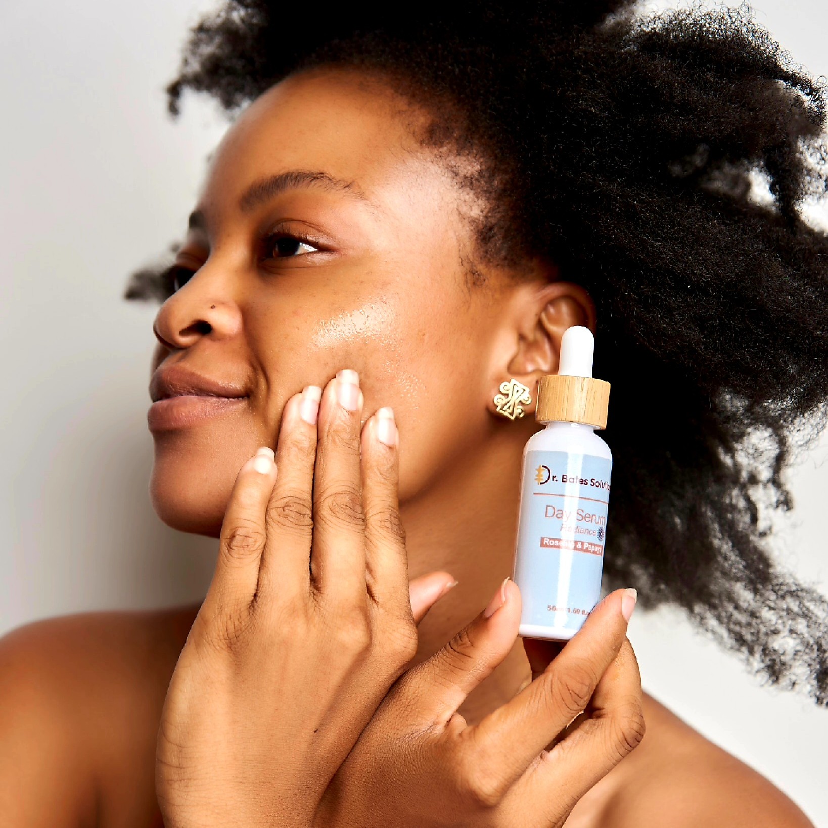 Dr. Bates Solutions Facebook ad: Dr Bates Solutions, 100% Natural African Skin Care