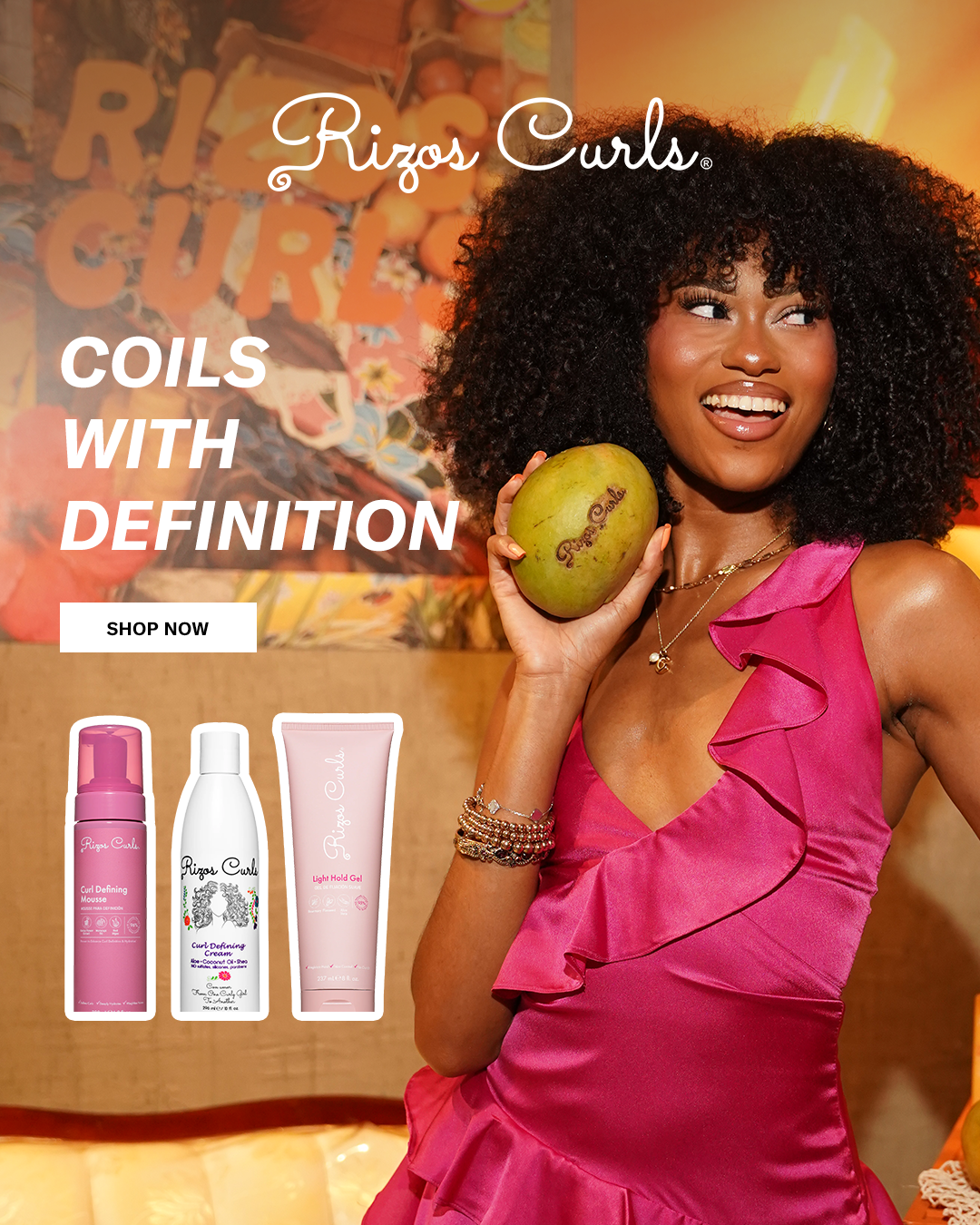 Rizos Curls Facebook ad