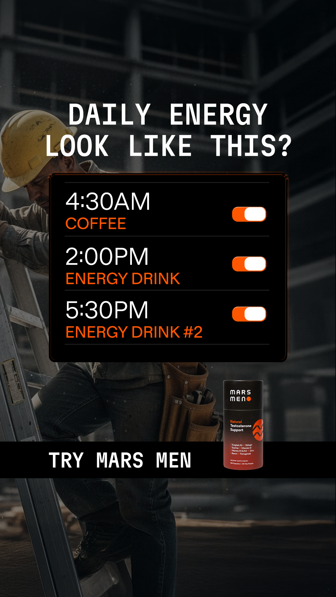 Mars Men Facebook ad