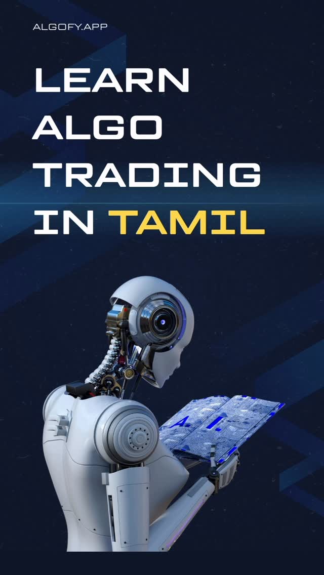 Algofy Facebook ad: Learn Algorithmic Trading in Tamil, the safe &…