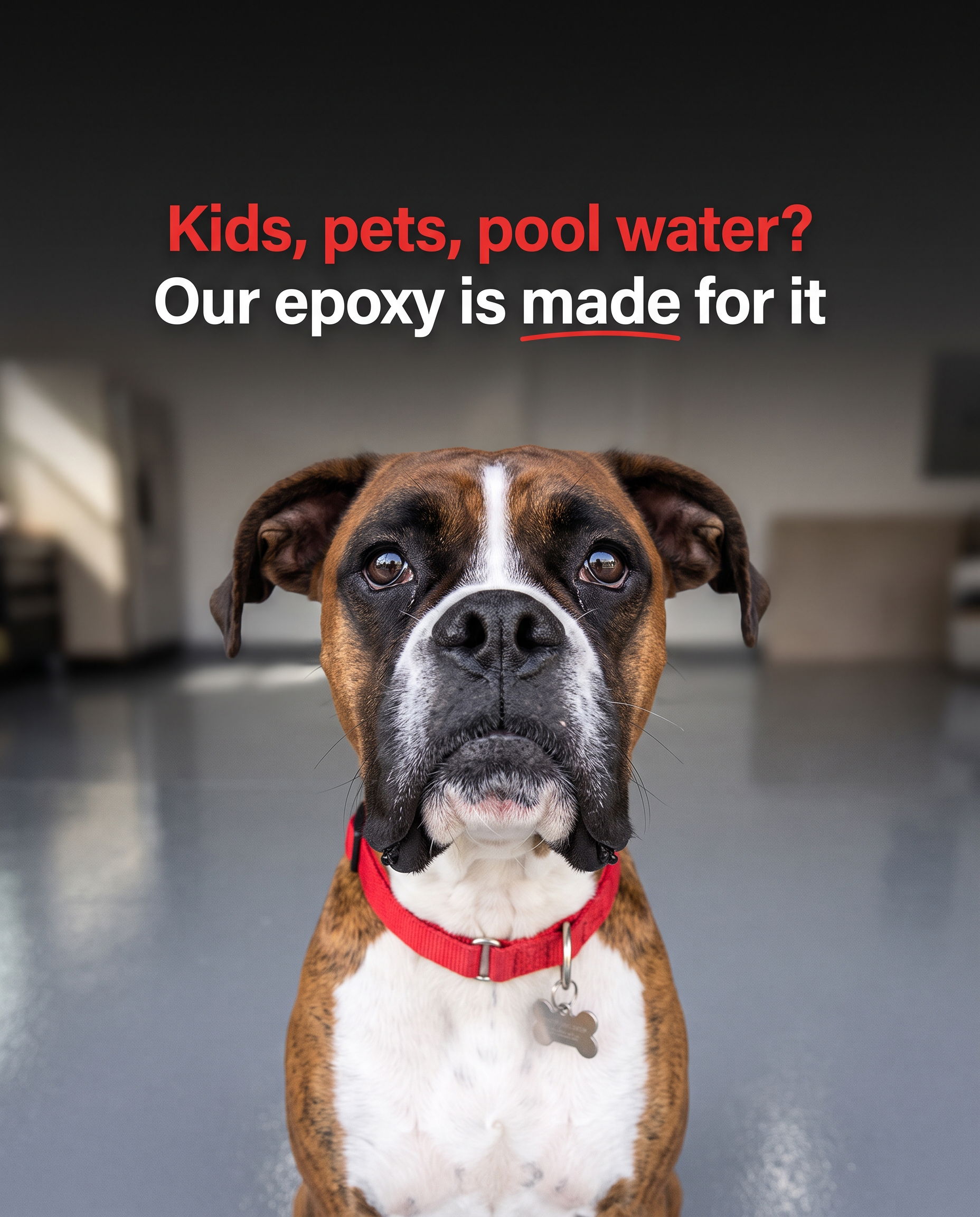 Epoxy masters miami Facebook ad: Built for Miami. Sealed for life.