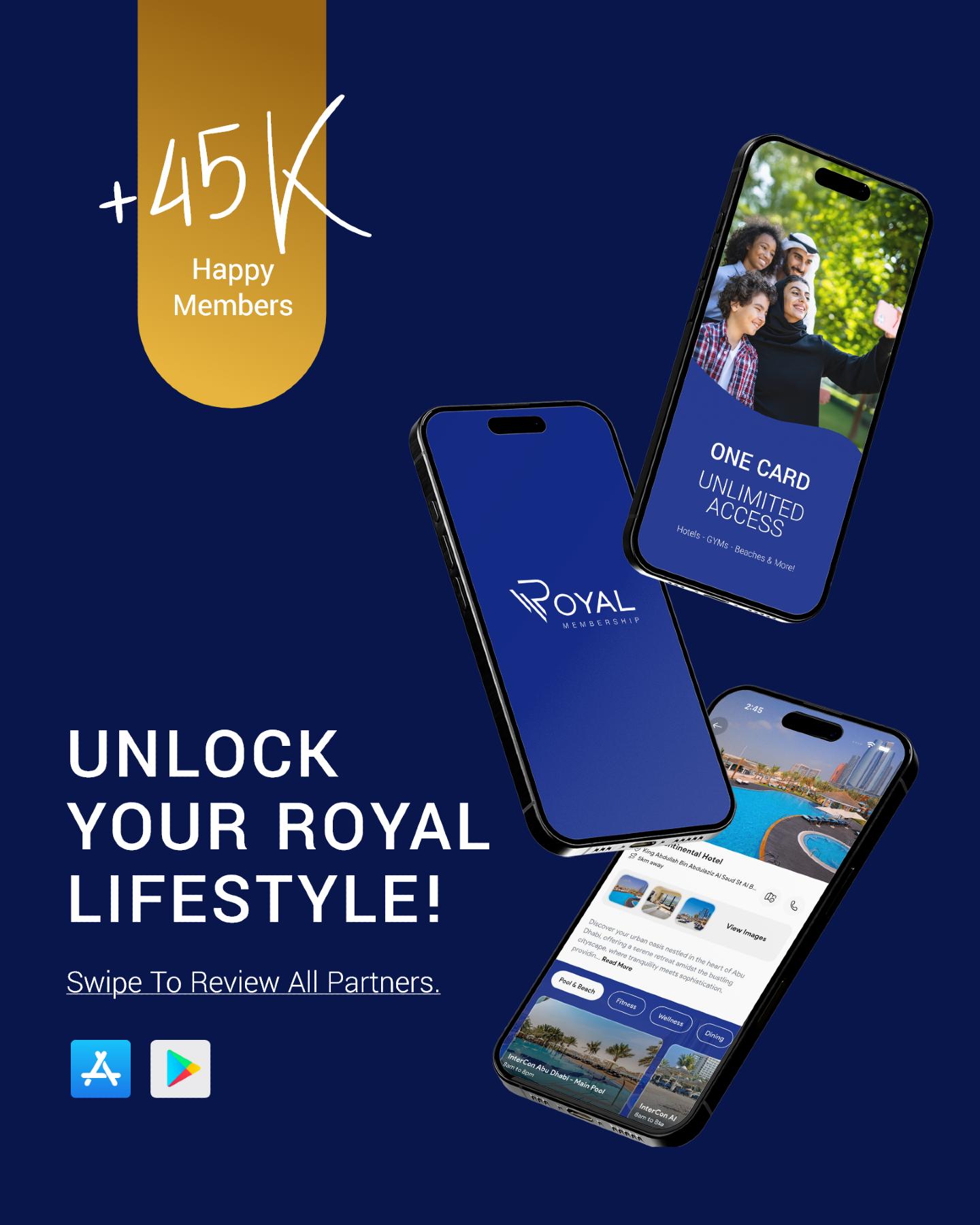 Royal Membership Facebook ad: Unlock a Royal Lifestyle!