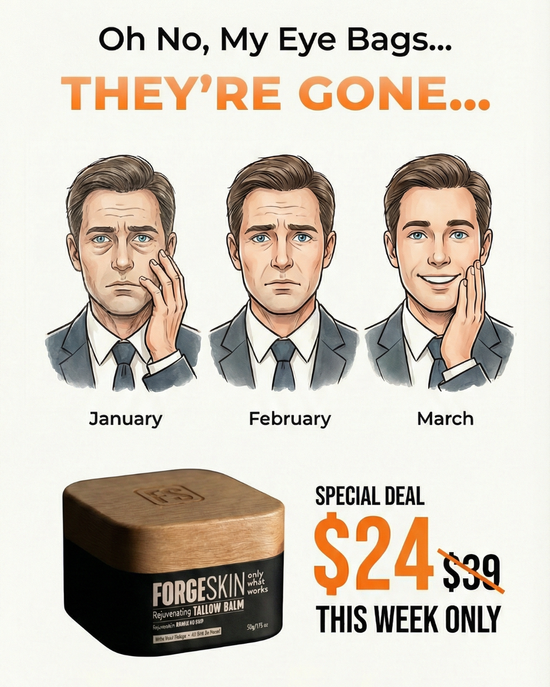 The Elite Man Facebook ad: Get results or Your Money Back!