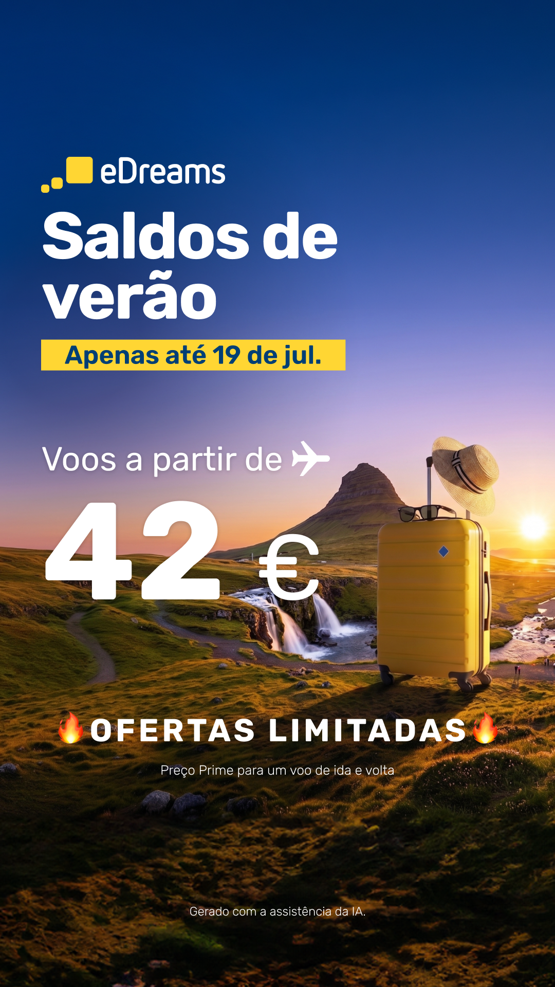 eDreams Facebook ad
