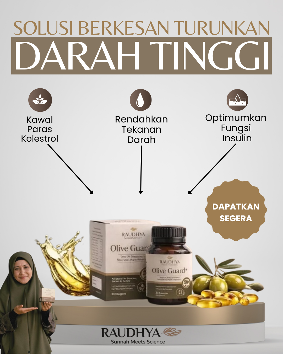 Raudhya Sunnah Facebook ad: Dapatkan Sekarang Raudhya OliveGuard By Ustazah Asma'โฆ