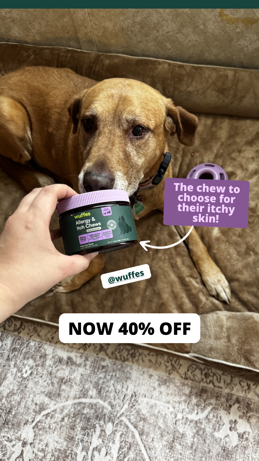 Wuffes Facebook ad