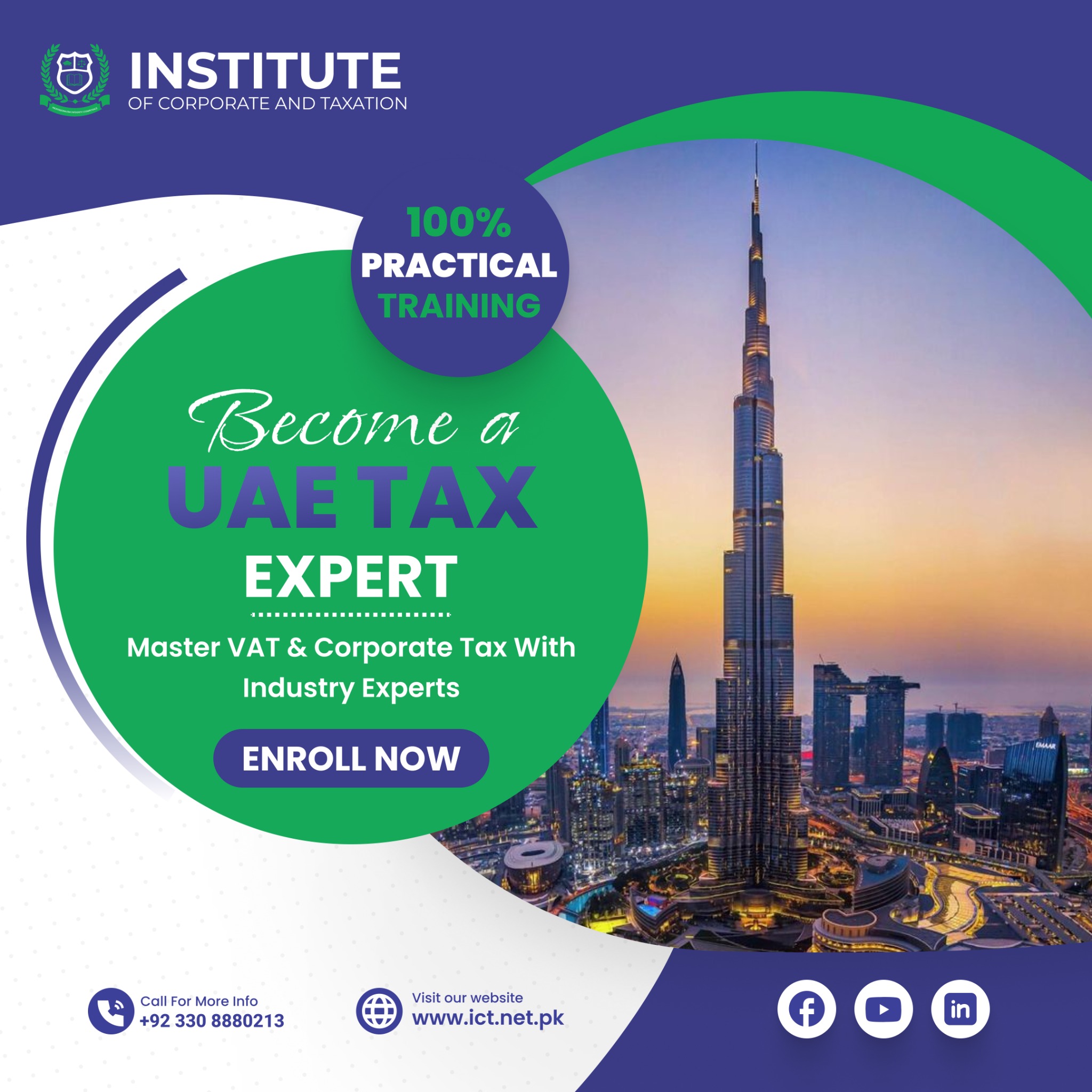 Institute of Corporate and Taxation of Pakistan Facebook ad