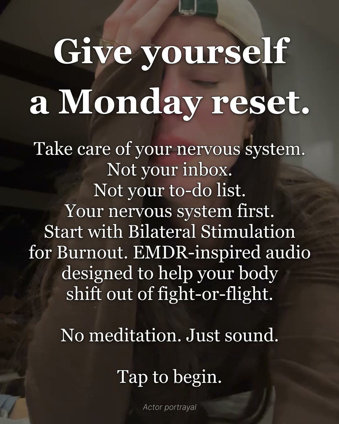 Calm Facebook ad: Take the quick test and find the EMDR-inspired sounds that…