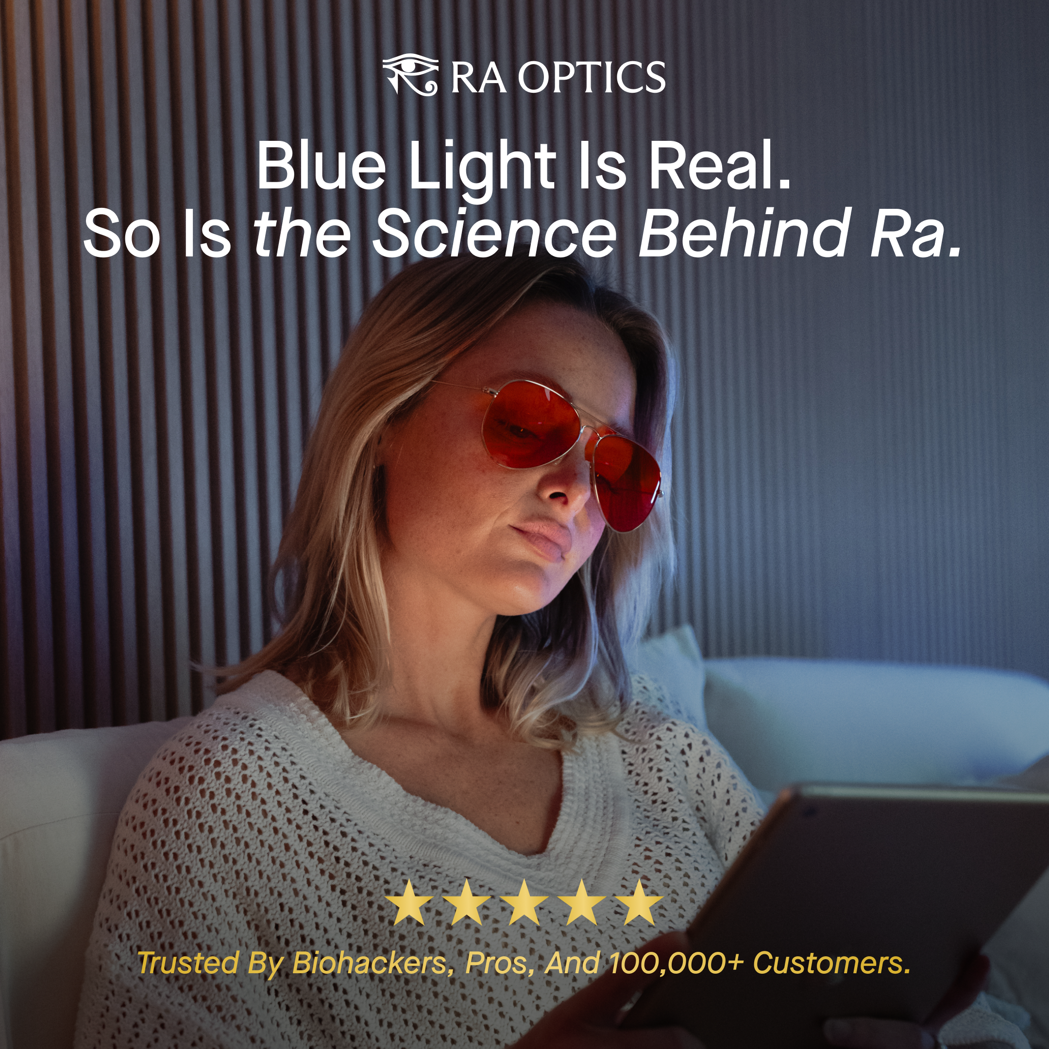 Ra Optics Facebook ad
