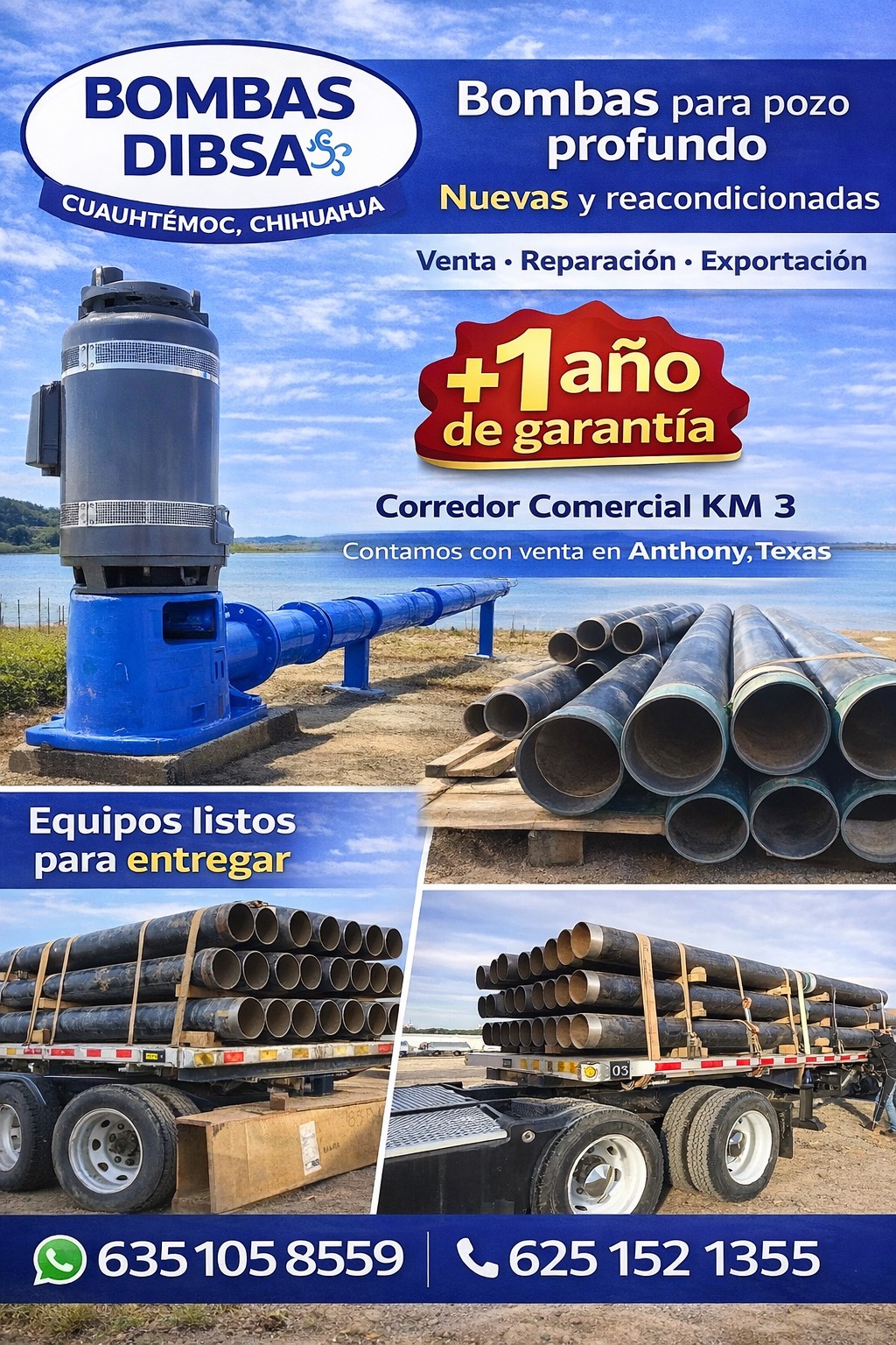 Equipos de Bombeo DIBSA Facebook ad: Bombas para pozo Garantizadas al mejor precio de…