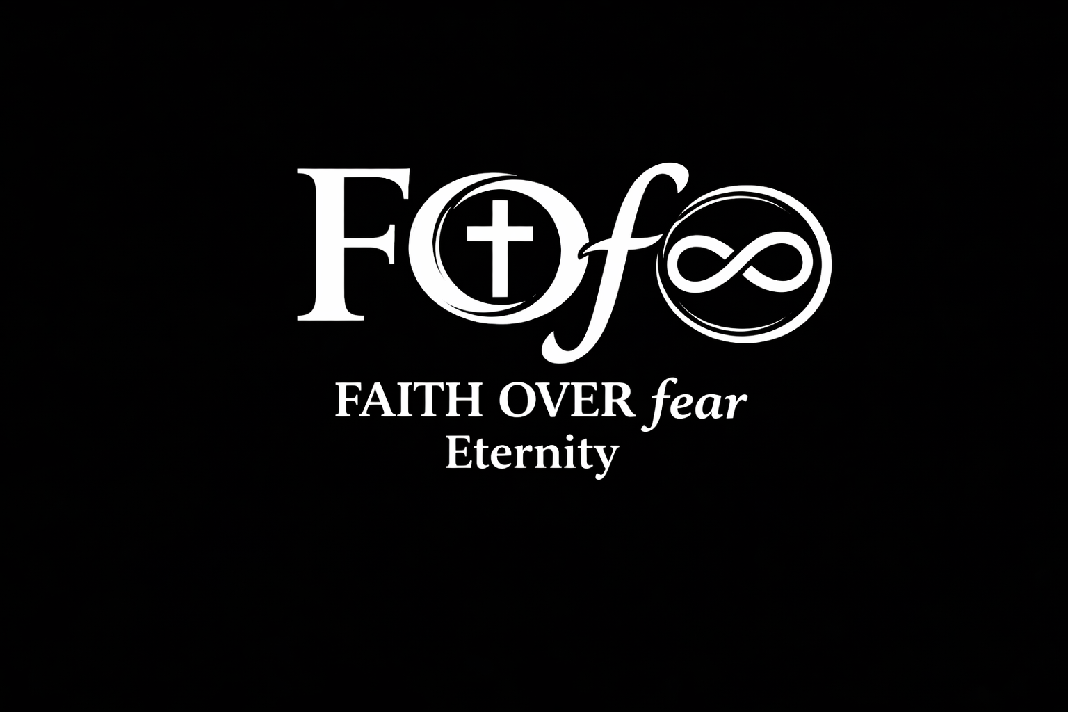 Faith Over Fear Eternity Facebook ad