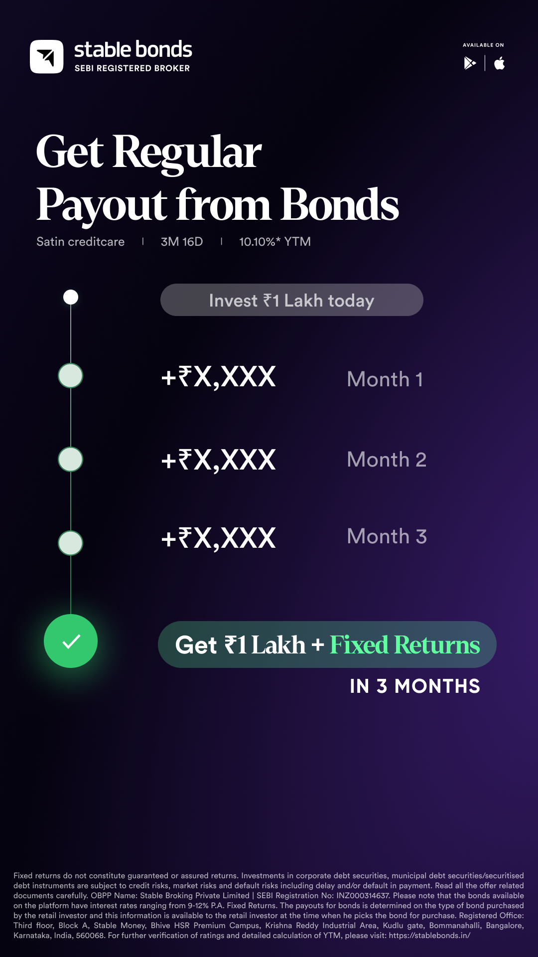 Stable Money India Facebook ad