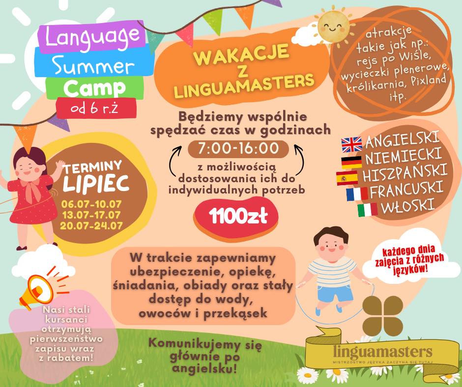 LinguaMasters Facebook ad: Language Summer Camp z LinguaMasters, zapisy trwają!